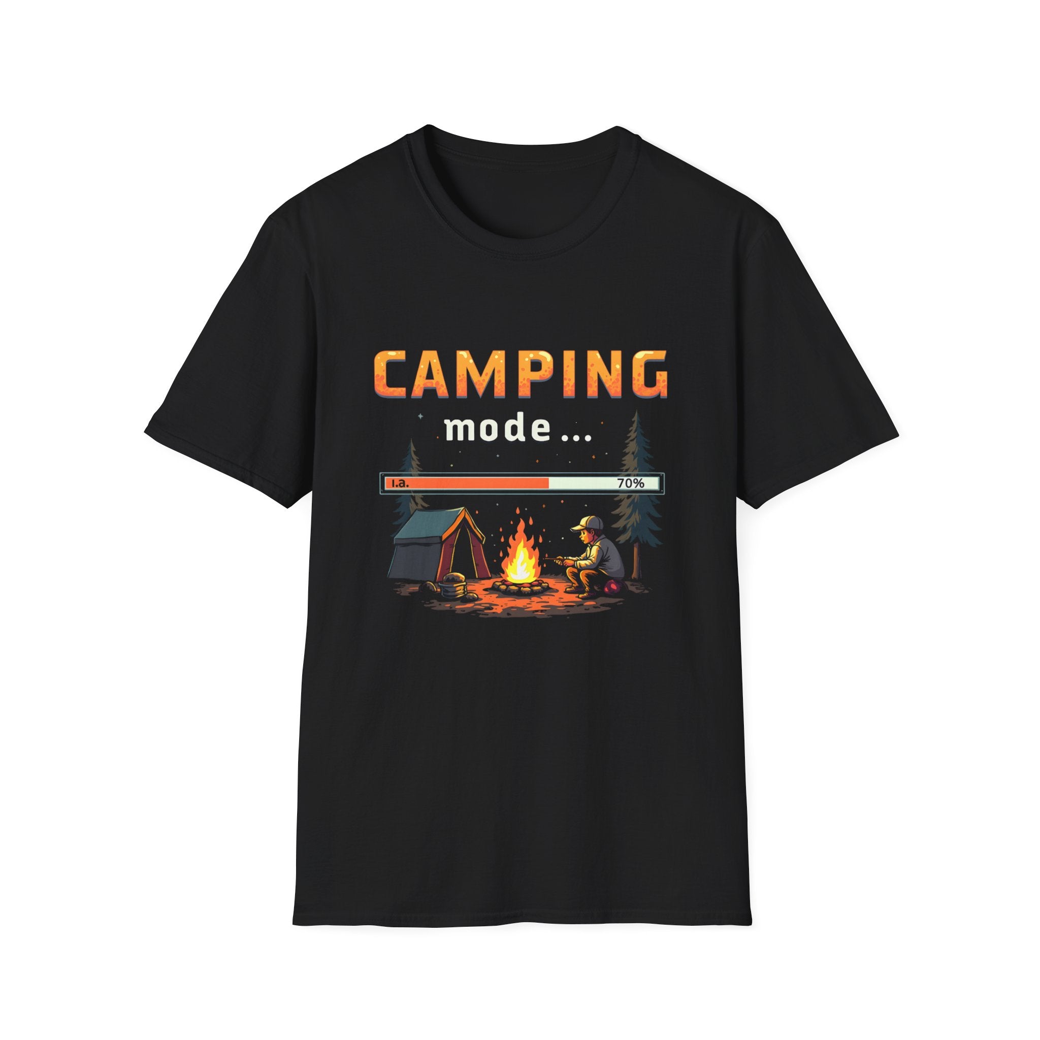 Camping Adventure Unisex Softstyle T-Shirt | Outdoor Lovers, Nature Enthusiasts, Camping Gift, Summer Wear