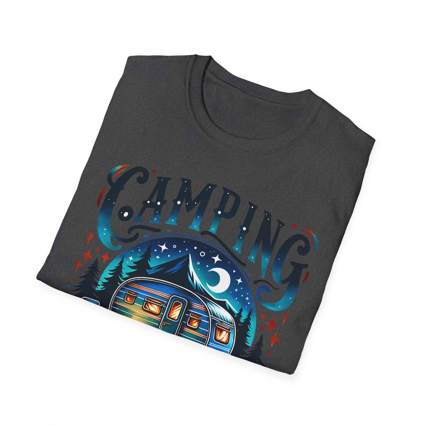Camping Therapy Unisex T-Shirt - Perfect Gift for Outdoor Enthusiasts, Nature Lovers, Camping Adventures, Hiking Trip, Summer Vibes