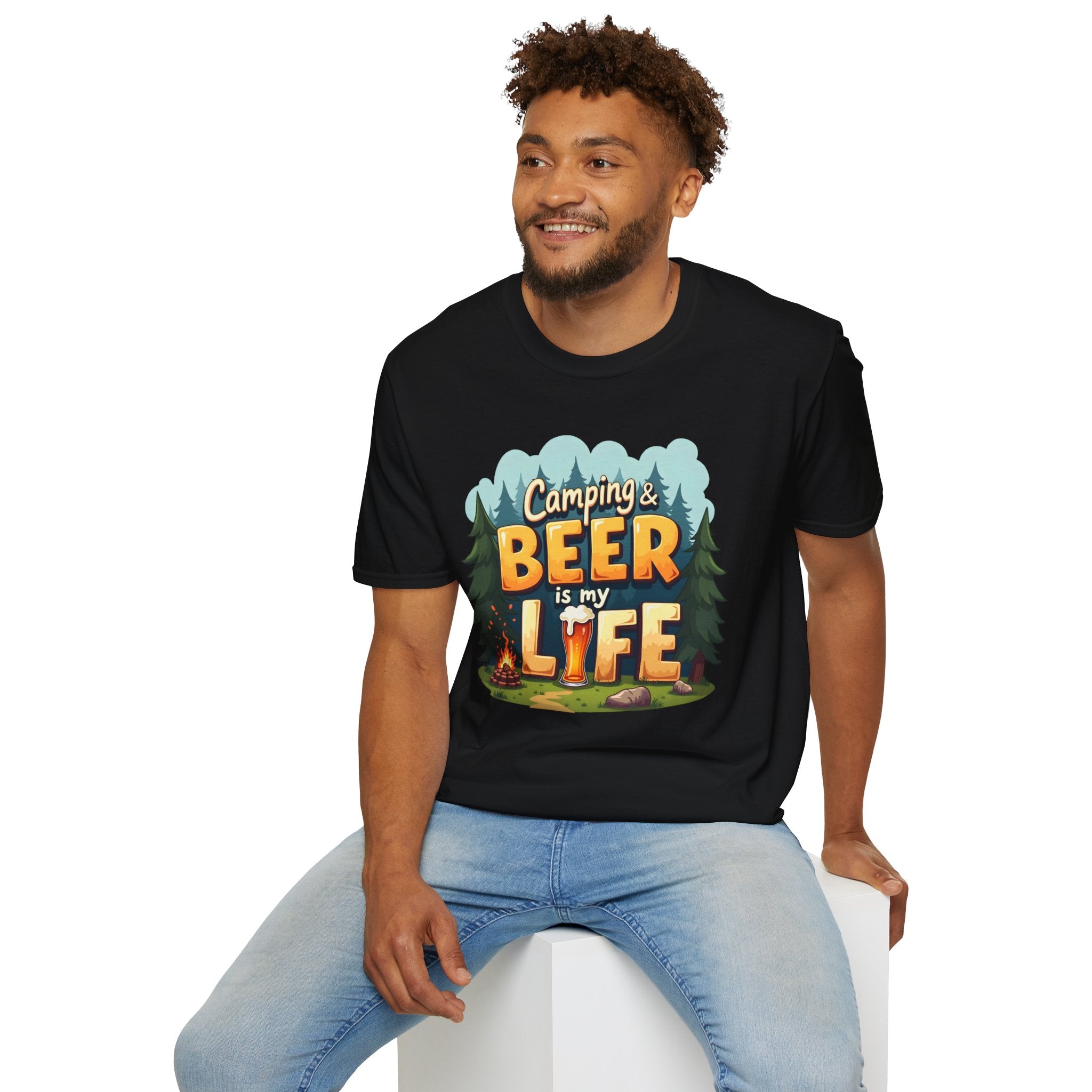Camping & Beer Is My Life Unisex T-Shirt, Outdoor Adventure Tee, Summer Camping Gift, Beer Lover's Apparel, Funny Gift for Him/Her, [...]