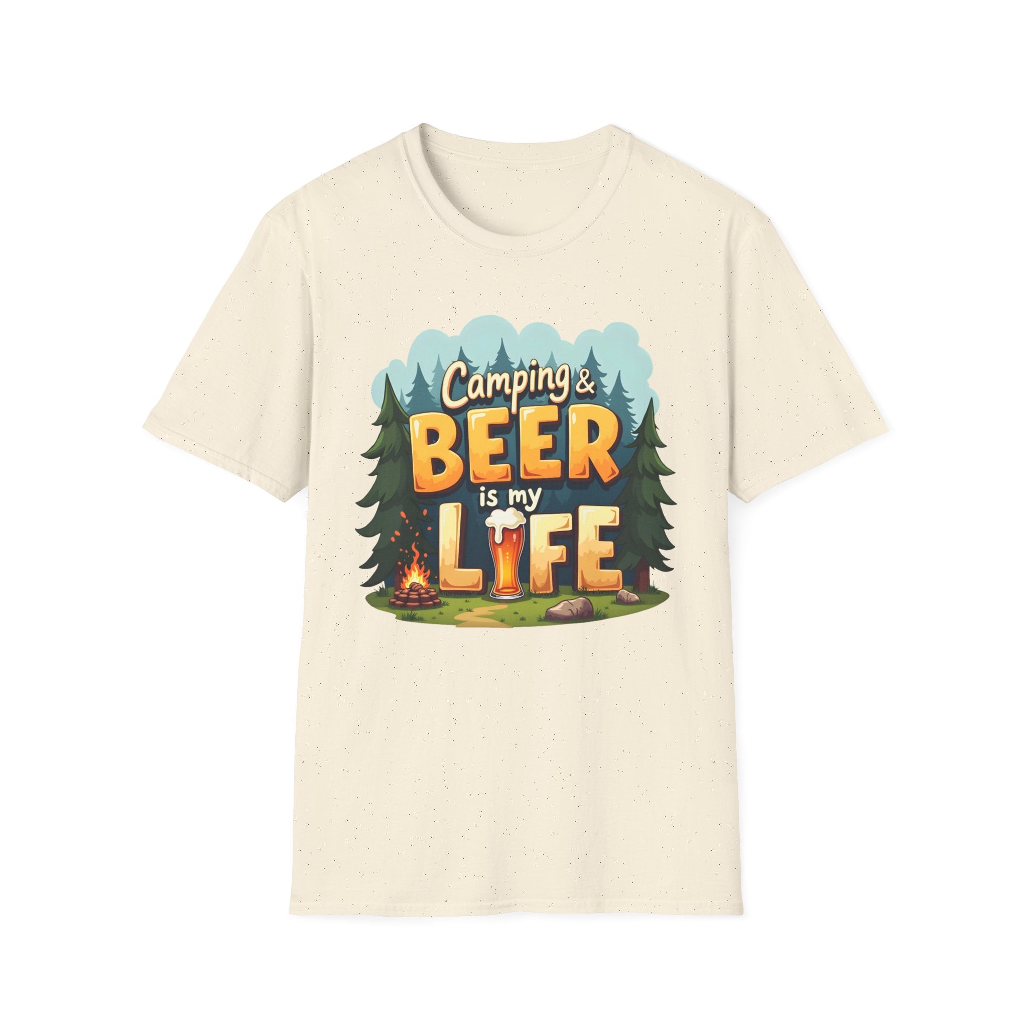 Camping & Beer Is My Life Unisex T-Shirt, Outdoor Adventure Tee, Summer Camping Gift, Beer Lover's Apparel, Funny Gift for Him/Her, [...]