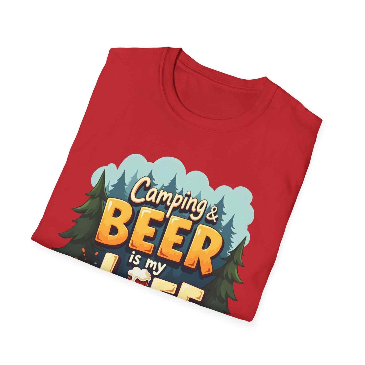 Camping & Beer Is My Life Unisex T-Shirt, Outdoor Adventure Tee, Summer Camping Gift, Beer Lover's Apparel, Funny Gift for Him/Her, [...]