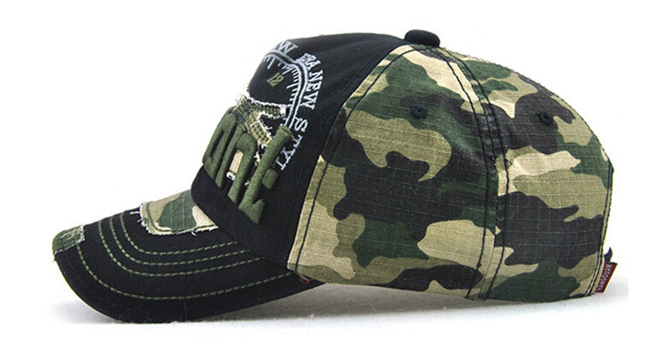 Camouflage baseball cap