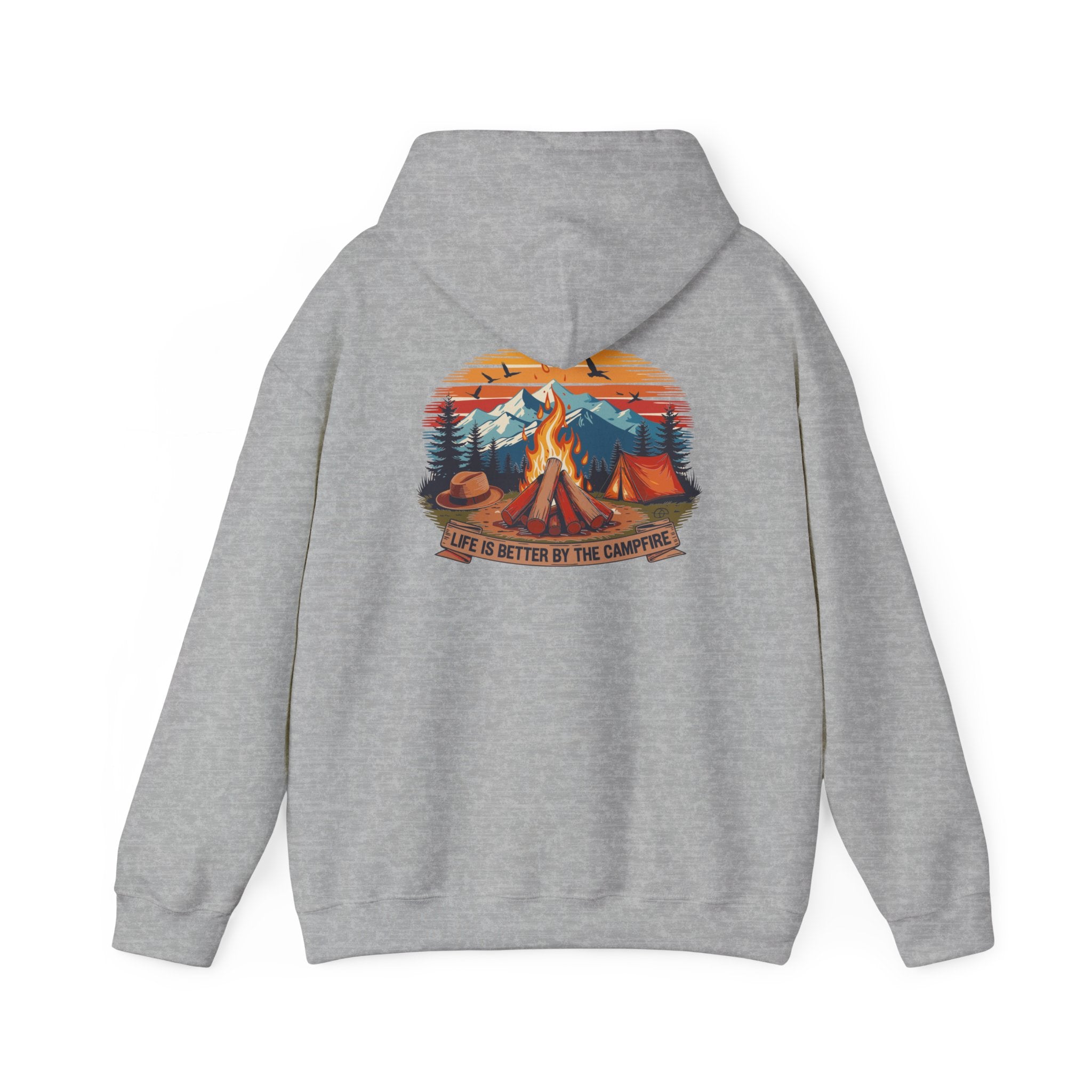Cozy Camping Sweatshirt - Adventure Awaits Unisex Hoodie, Outdoor Apparel, Camping Gifts, Nature Lover's Clothing, Summer Vibes