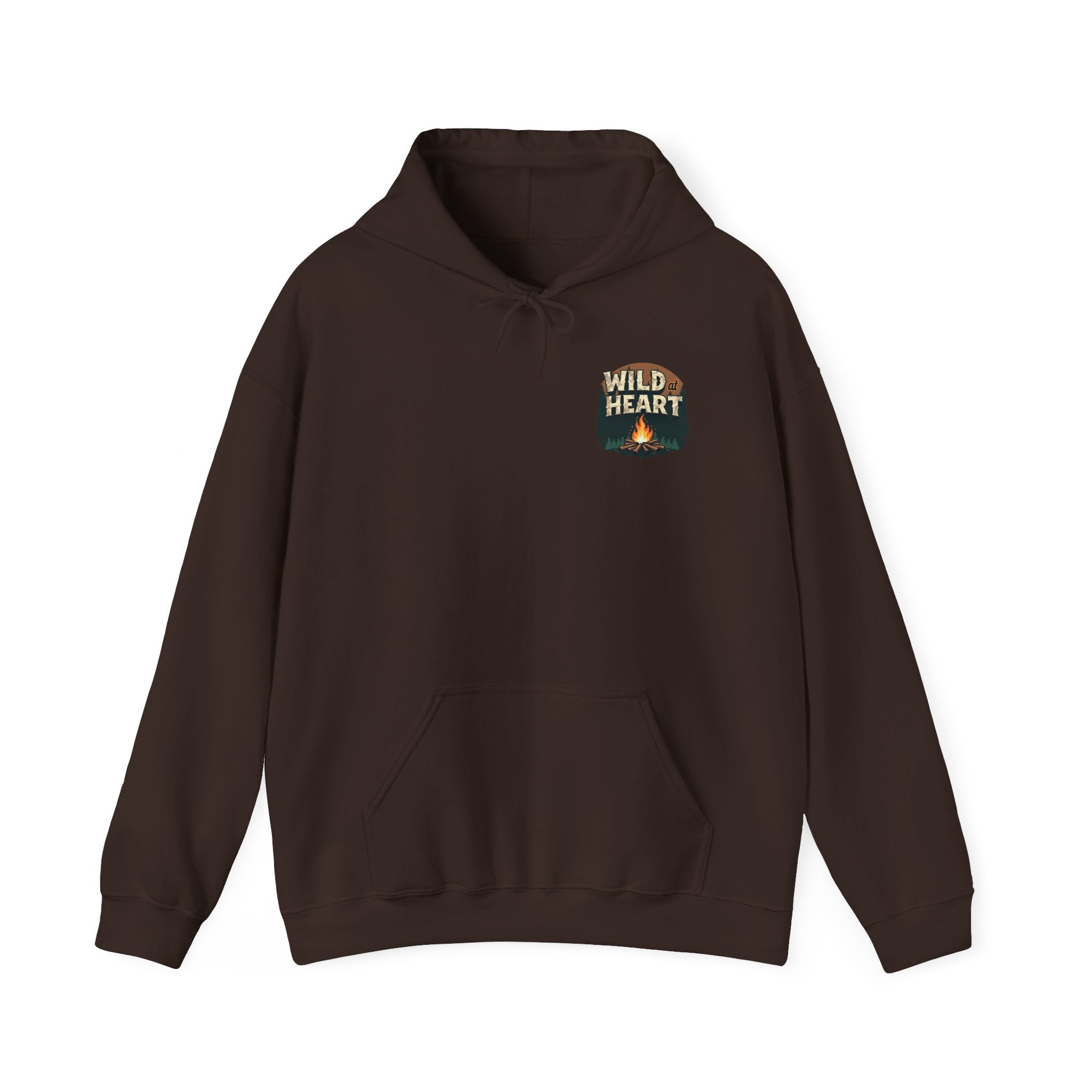 Wild Heart Unisex Hoodie, Cozy Camping Sweatshirt, Nature Lover Gift, Adventure Apparel, Bonfire Nights