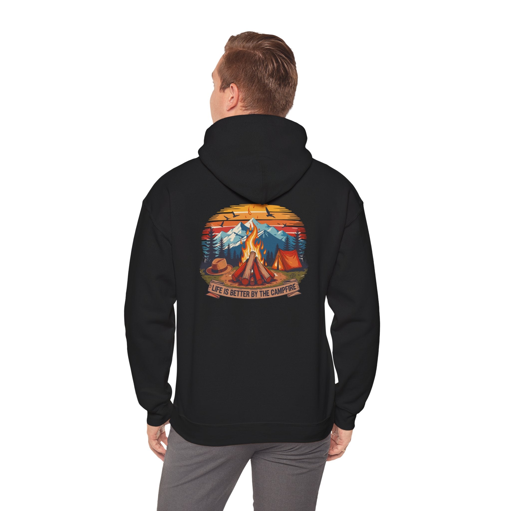 Cozy Camping Sweatshirt - Adventure Awaits Unisex Hoodie, Outdoor Apparel, Camping Gifts, Nature Lover's Clothing, Summer Vibes