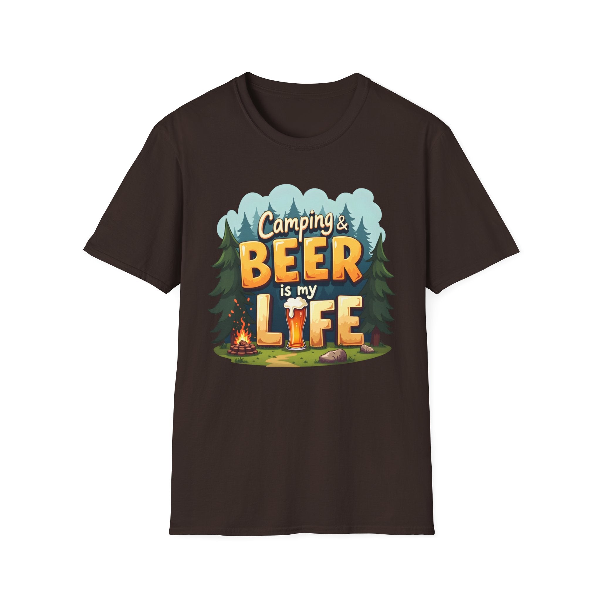 Camping & Beer Is My Life Unisex T-Shirt, Outdoor Adventure Tee, Summer Camping Gift, Beer Lover's Apparel, Funny Gift for Him/Her, [...]