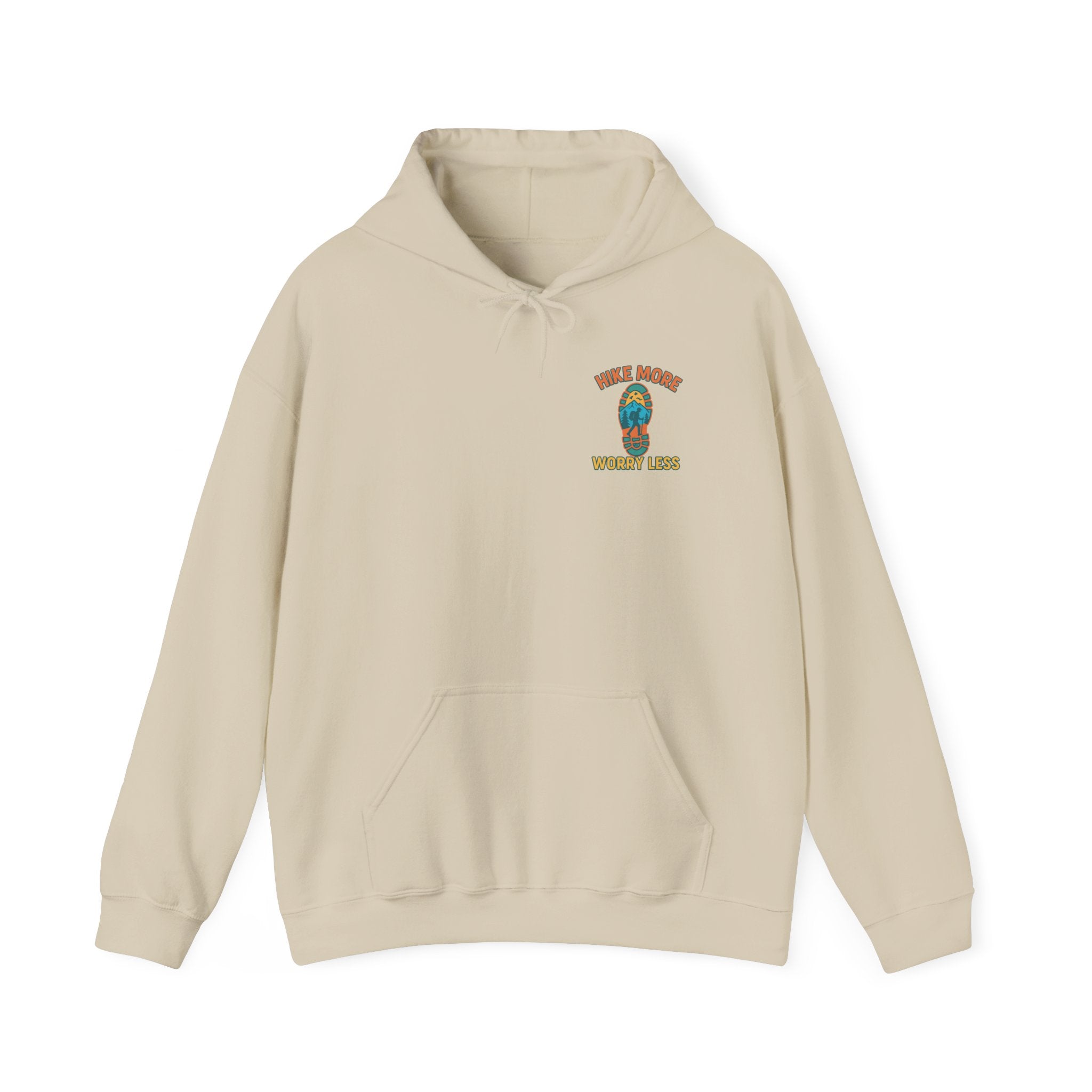 Hike More Worry Less Unisex Heavy Blend™ Hooded Sweatshirt