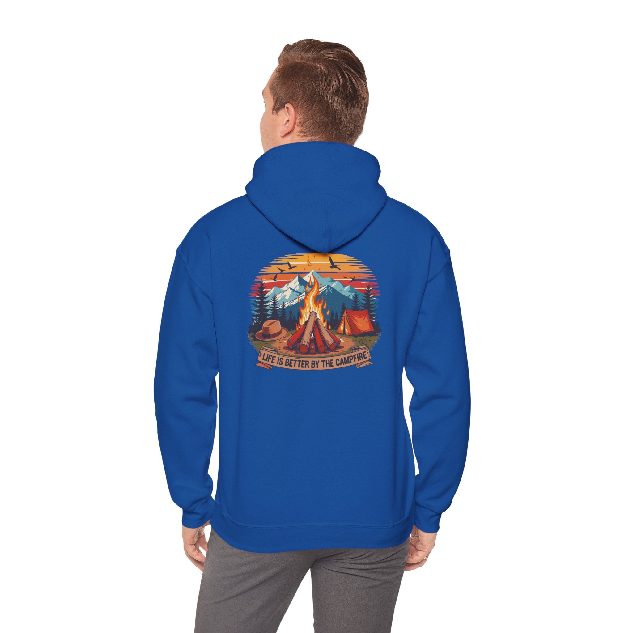 Cozy Camping Sweatshirt - Adventure Awaits Unisex Hoodie, Outdoor Apparel, Camping Gifts, Nature Lover's Clothing, Summer Vibes
