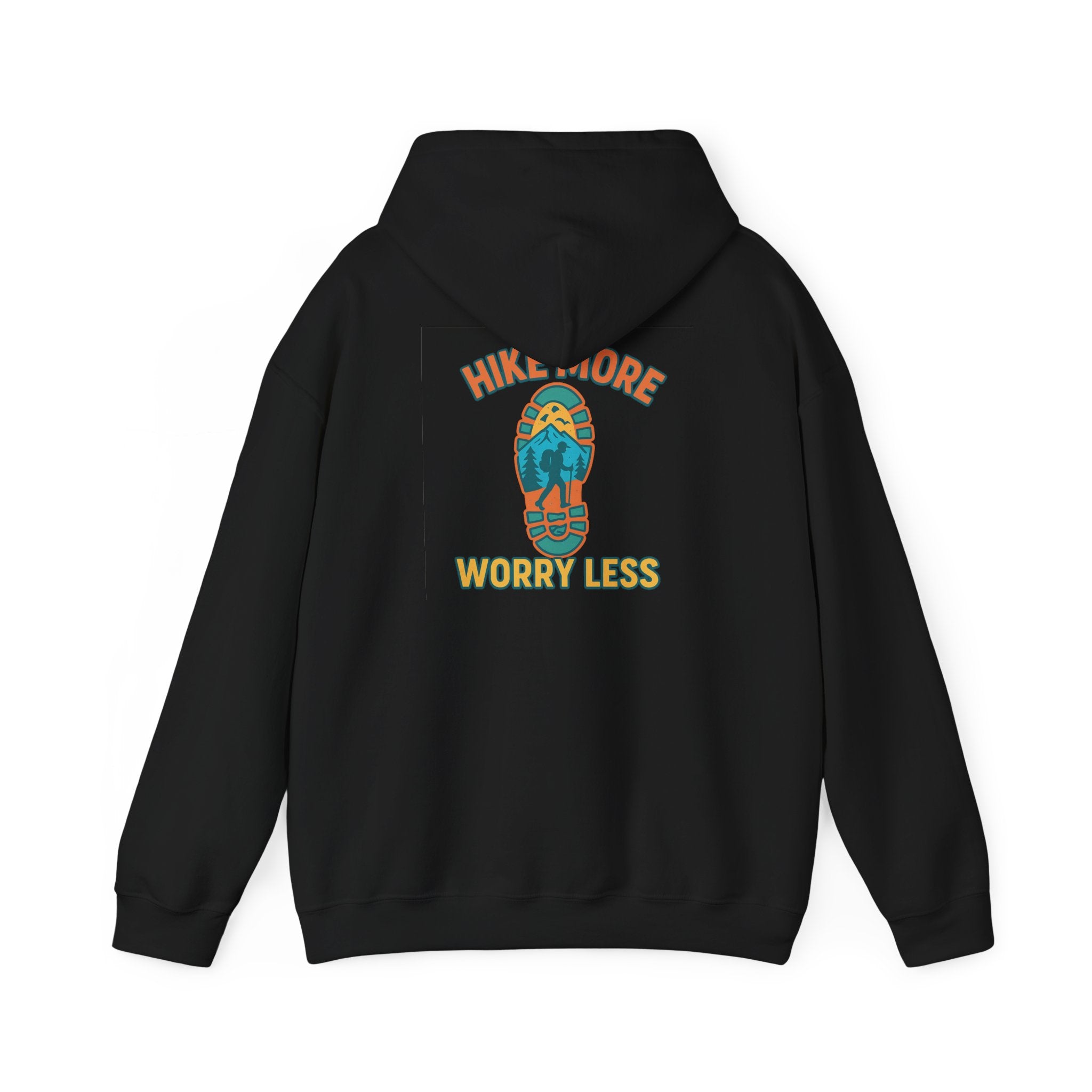 Hike More Worry Less Unisex Heavy Blend™ Hooded Sweatshirt