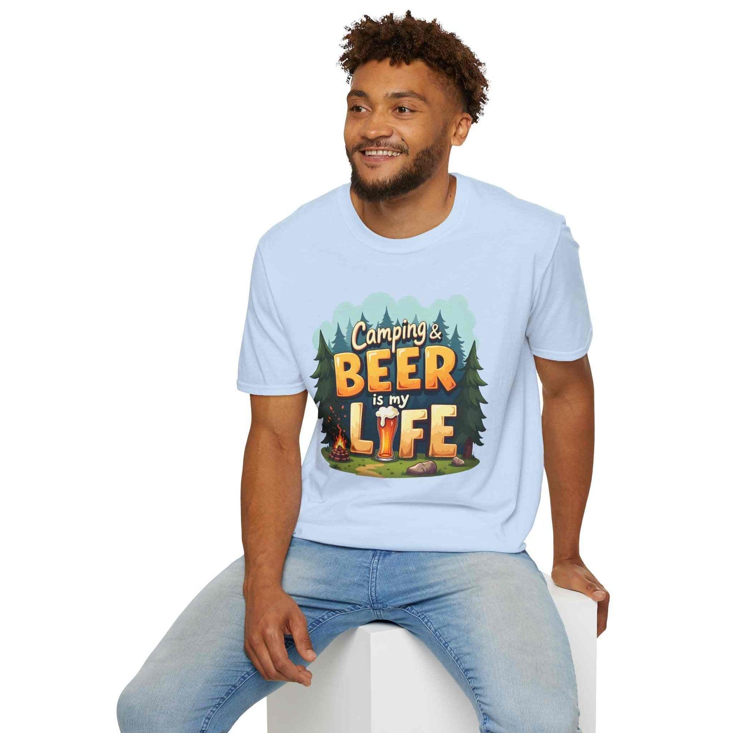 Camping & Beer Is My Life Unisex T-Shirt, Outdoor Adventure Tee, Summer Camping Gift, Beer Lover's Apparel, Funny Gift for Him/Her, [...]