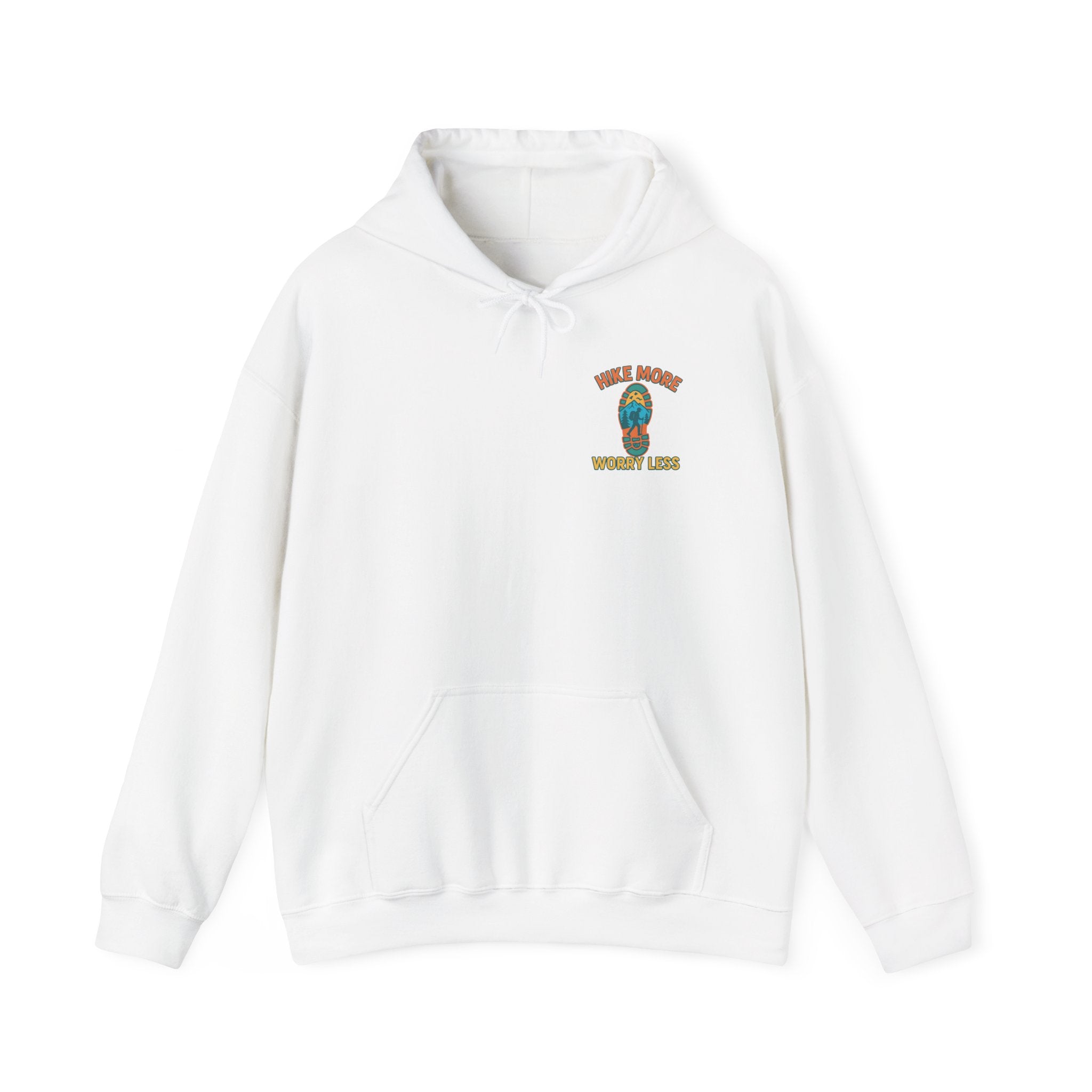 Hike More Worry Less Unisex Heavy Blend™ Hooded Sweatshirt