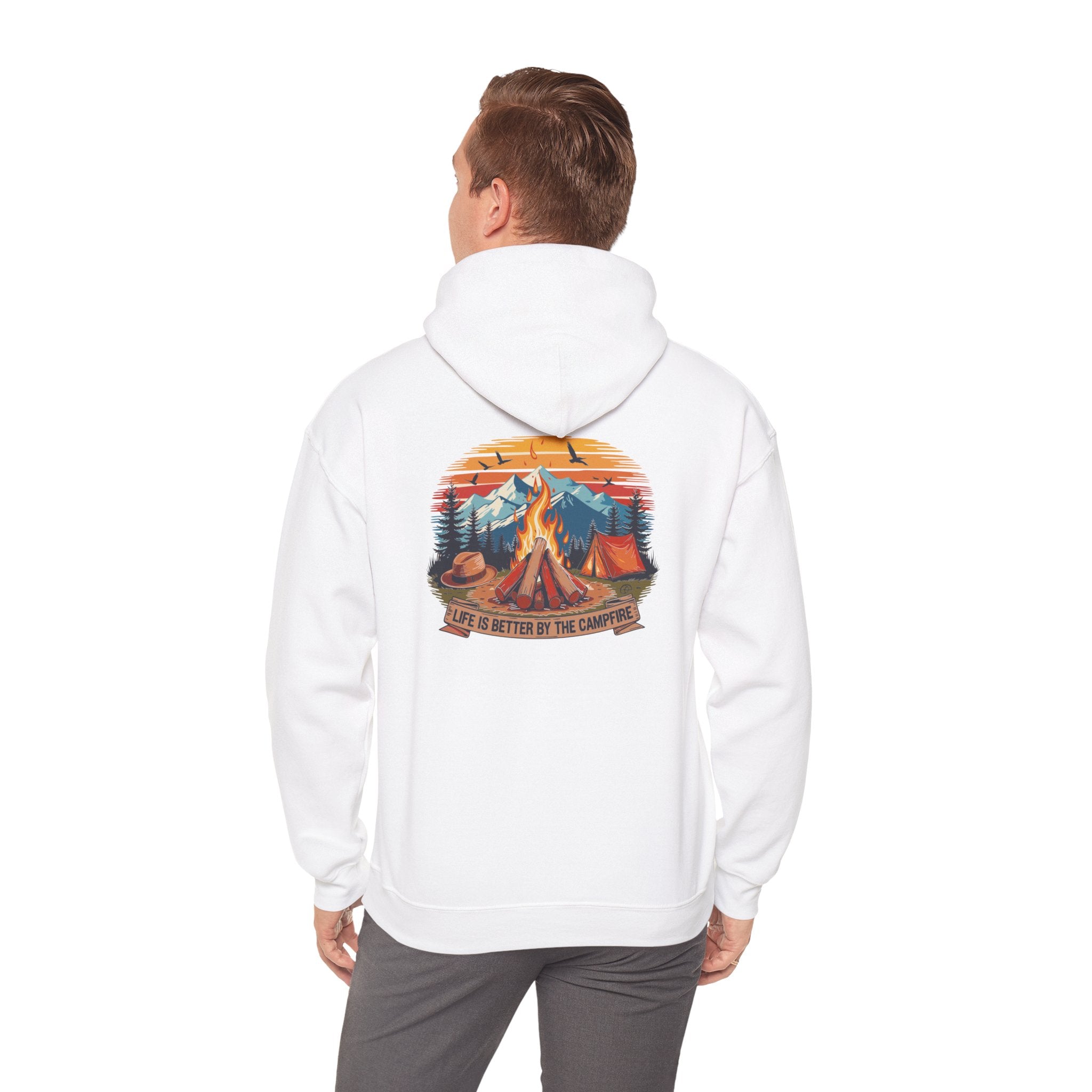 Cozy Camping Sweatshirt - Adventure Awaits Unisex Hoodie, Outdoor Apparel, Camping Gifts, Nature Lover's Clothing, Summer Vibes