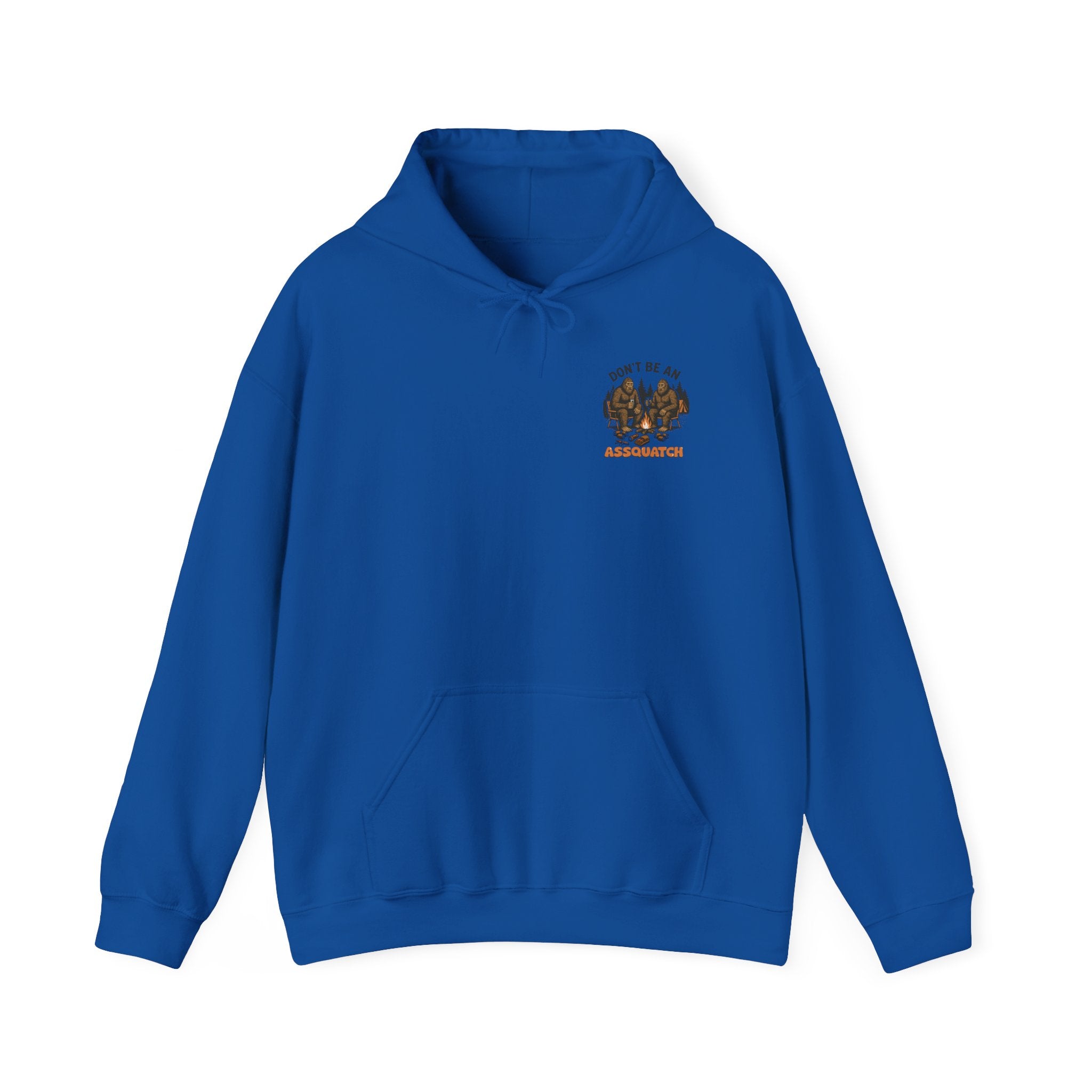 Cozy Bigfoot Hoodie - Unisex Heavy Blend Sweatshirt, Outdoor Adventure Shirt, Campfire Apparel, Gift for Nature Lovers, Sasquatch Themed