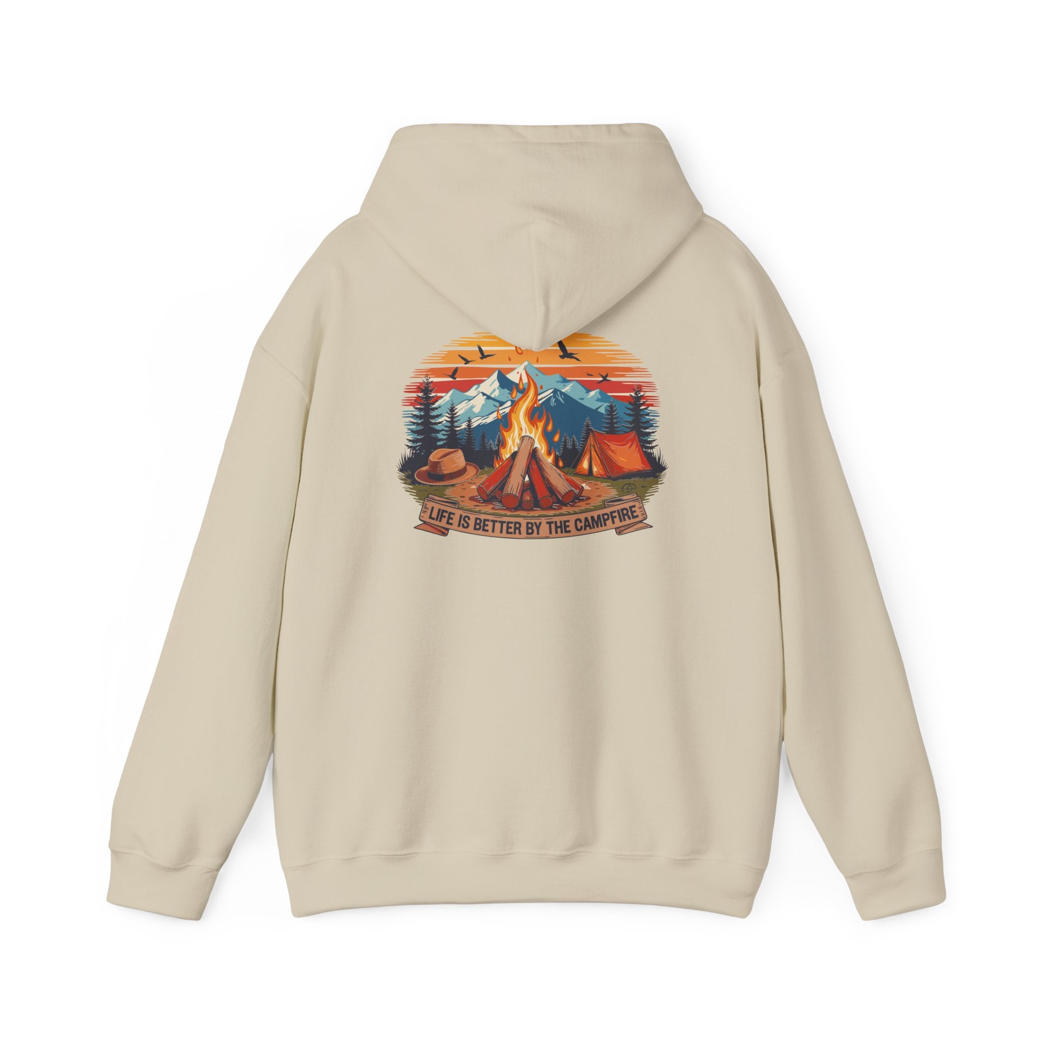 Cozy Camping Sweatshirt - Adventure Awaits Unisex Hoodie, Outdoor Apparel, Camping Gifts, Nature Lover's Clothing, Summer Vibes
