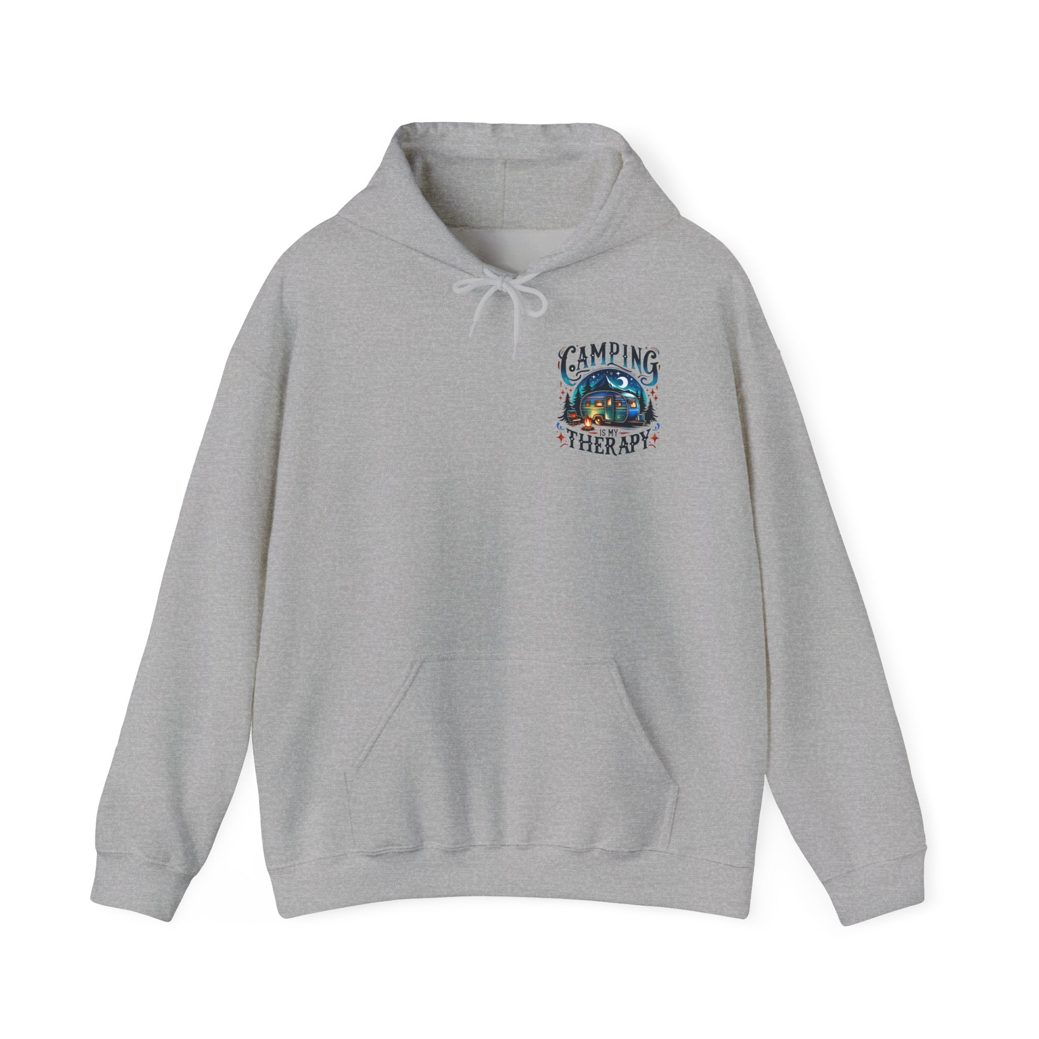 Camping Therapy Sweatshirt | Cozy Hooded Sweatshirt for Nature Lovers, Perfect Gift for Campers, Outdoor Enthusiasts, Summer [...]