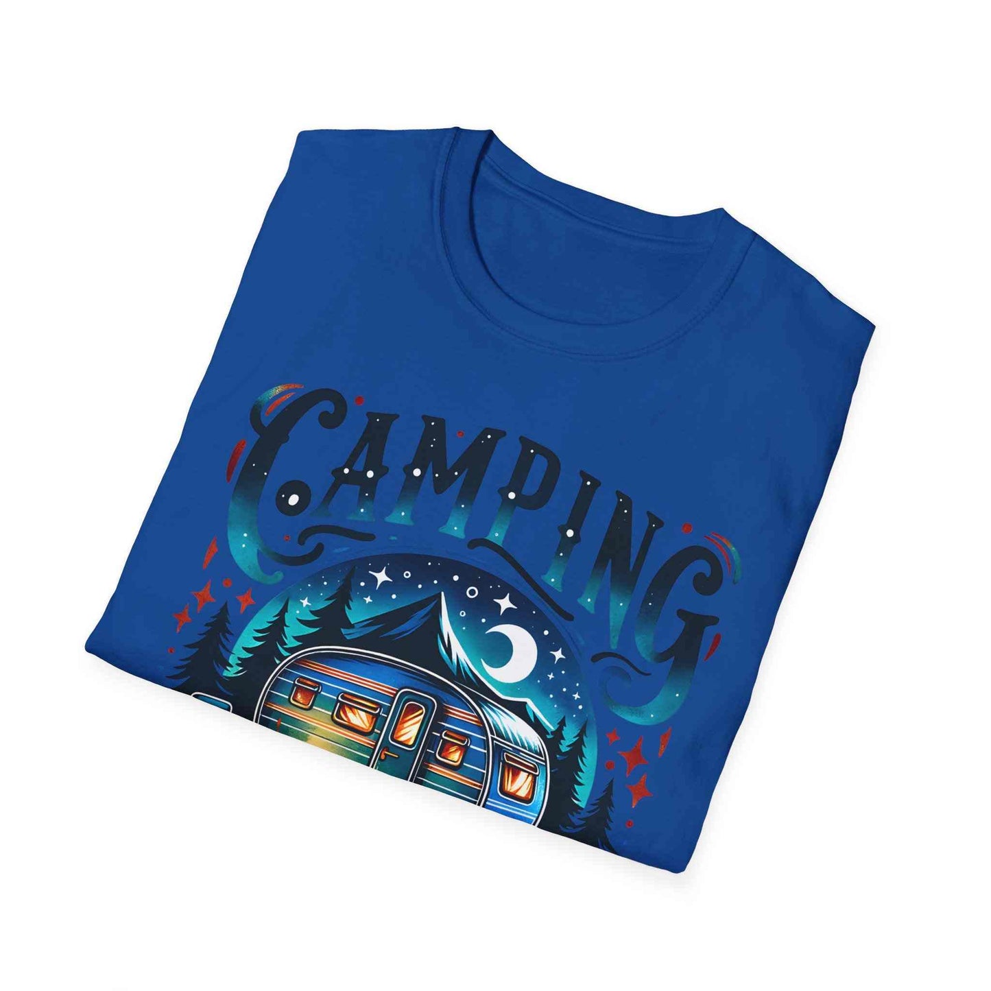 Camping Therapy Unisex T-Shirt - Perfect Gift for Outdoor Enthusiasts, Nature Lovers, Camping Adventures, Hiking Trip, Summer Vibes