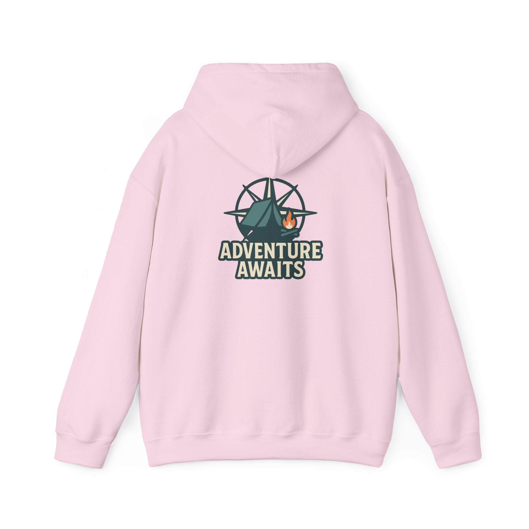 Adventure Awaits Unisex Hoodie - Cozy Outdoor Sweatshirt, Camping Apparel, Gift for Adventure Lovers, Travel Hoodie, Casual Wear