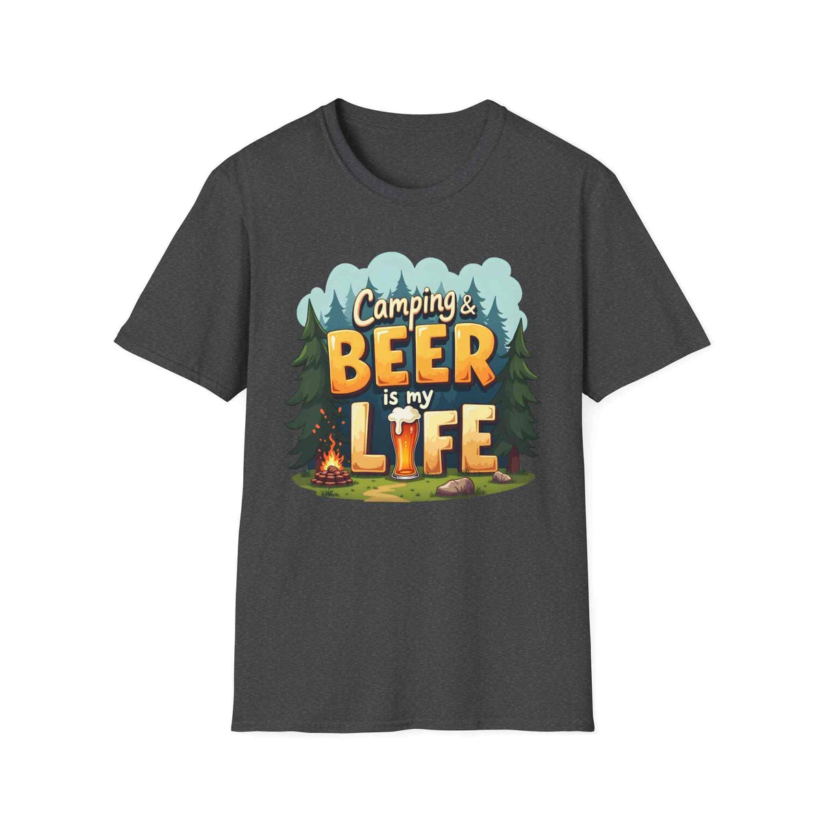Camping & Beer Is My Life Unisex T-Shirt, Outdoor Adventure Tee, Summer Camping Gift, Beer Lover's Apparel, Funny Gift for Him/Her, [...]
