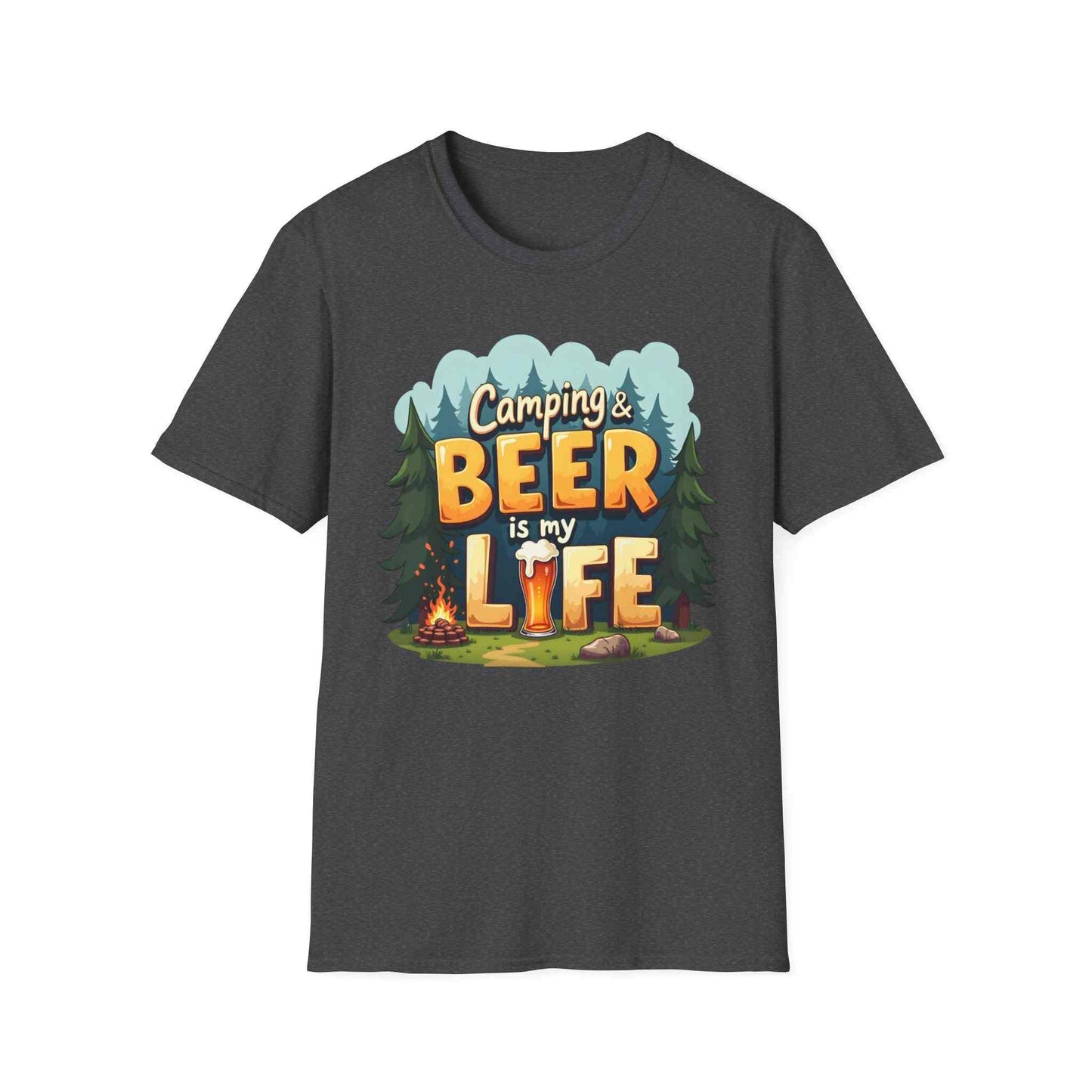 Camping & Beer Is My Life Unisex T-Shirt, Outdoor Adventure Tee, Summer Camping Gift, Beer Lover's Apparel, Funny Gift for Him/Her, [...]