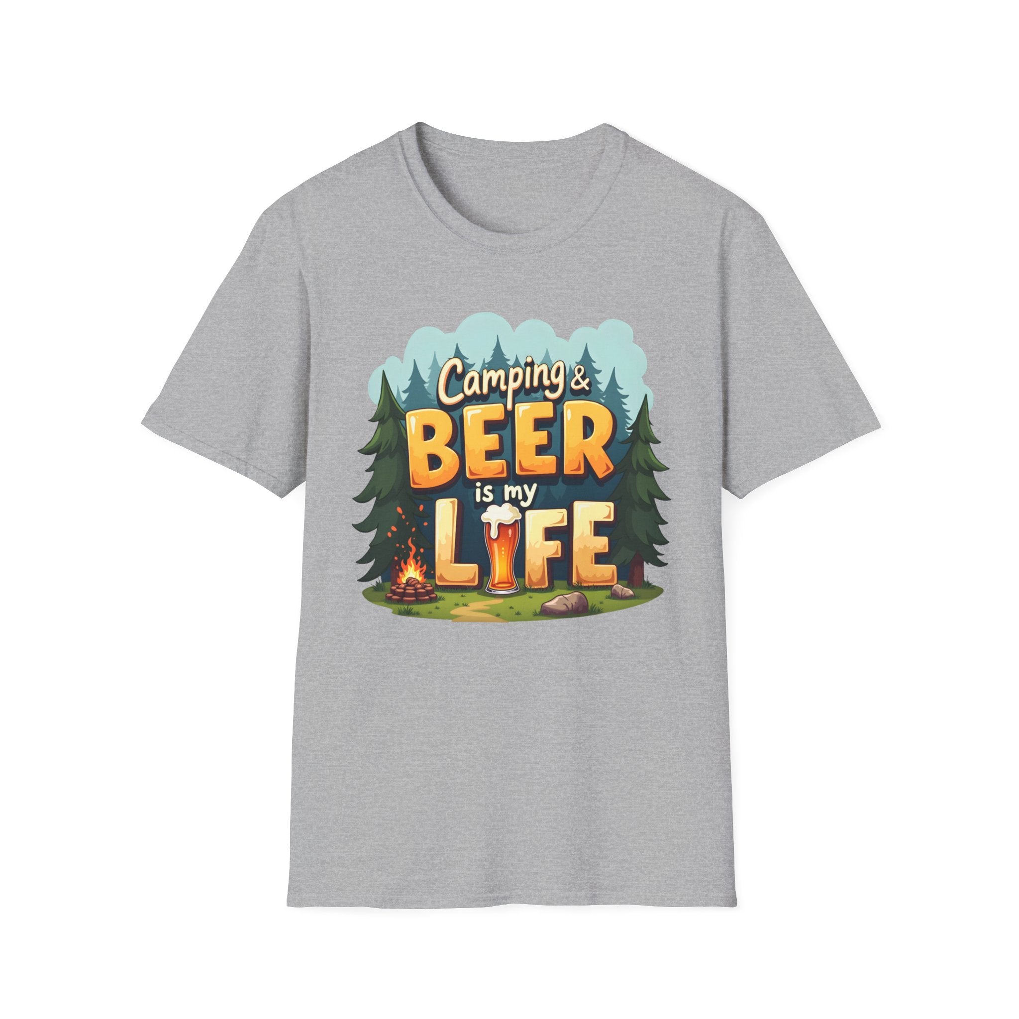 Camping & Beer Is My Life Unisex T-Shirt, Outdoor Adventure Tee, Summer Camping Gift, Beer Lover's Apparel, Funny Gift for Him/Her, [...]