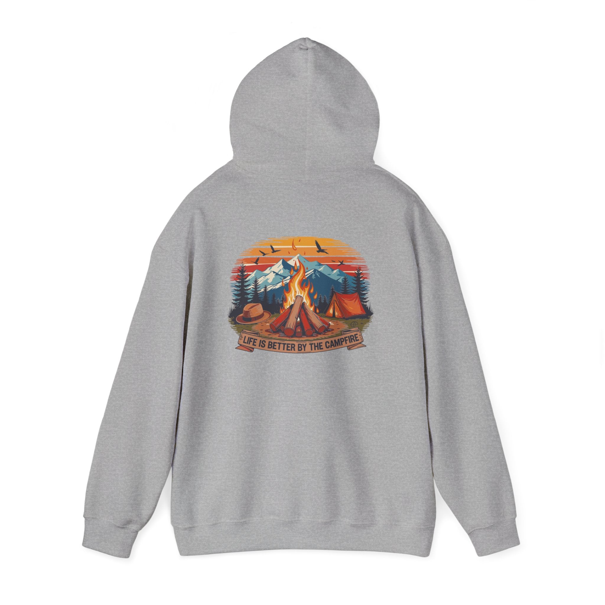 Cozy Camping Sweatshirt - Adventure Awaits Unisex Hoodie, Outdoor Apparel, Camping Gifts, Nature Lover's Clothing, Summer Vibes