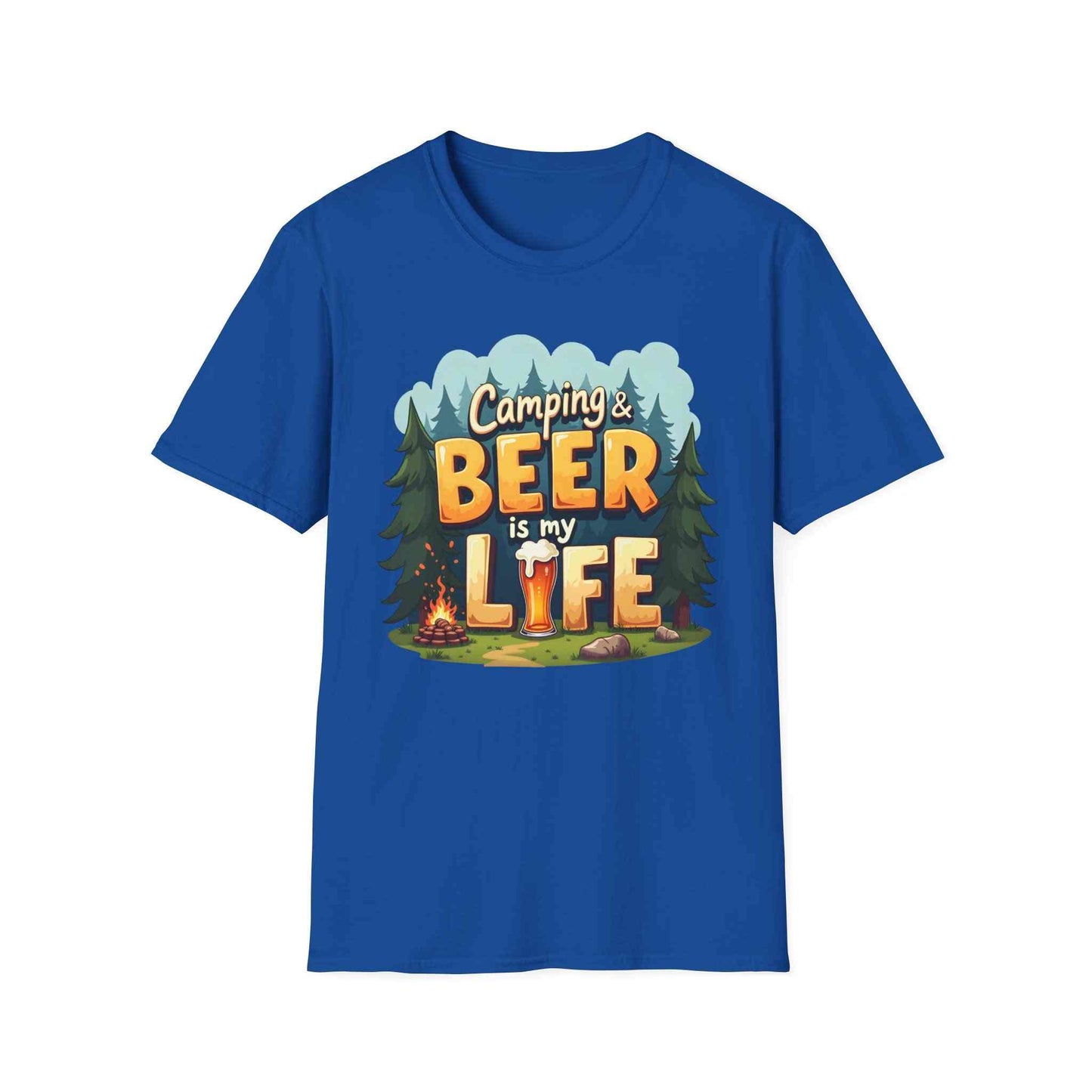 Camping & Beer Is My Life Unisex T-Shirt, Outdoor Adventure Tee, Summer Camping Gift, Beer Lover's Apparel, Funny Gift for Him/Her, [...]
