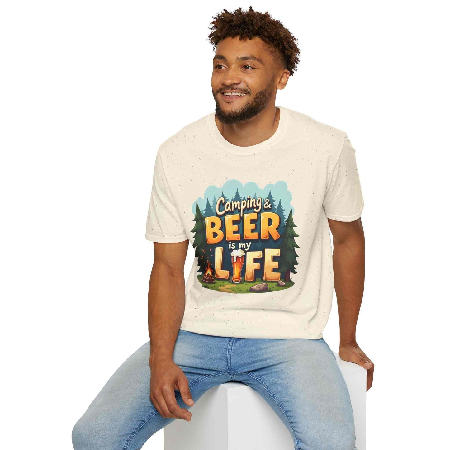 Camping & Beer Is My Life Unisex T-Shirt, Outdoor Adventure Tee, Summer Camping Gift, Beer Lover's Apparel, Funny Gift for Him/Her, [...]