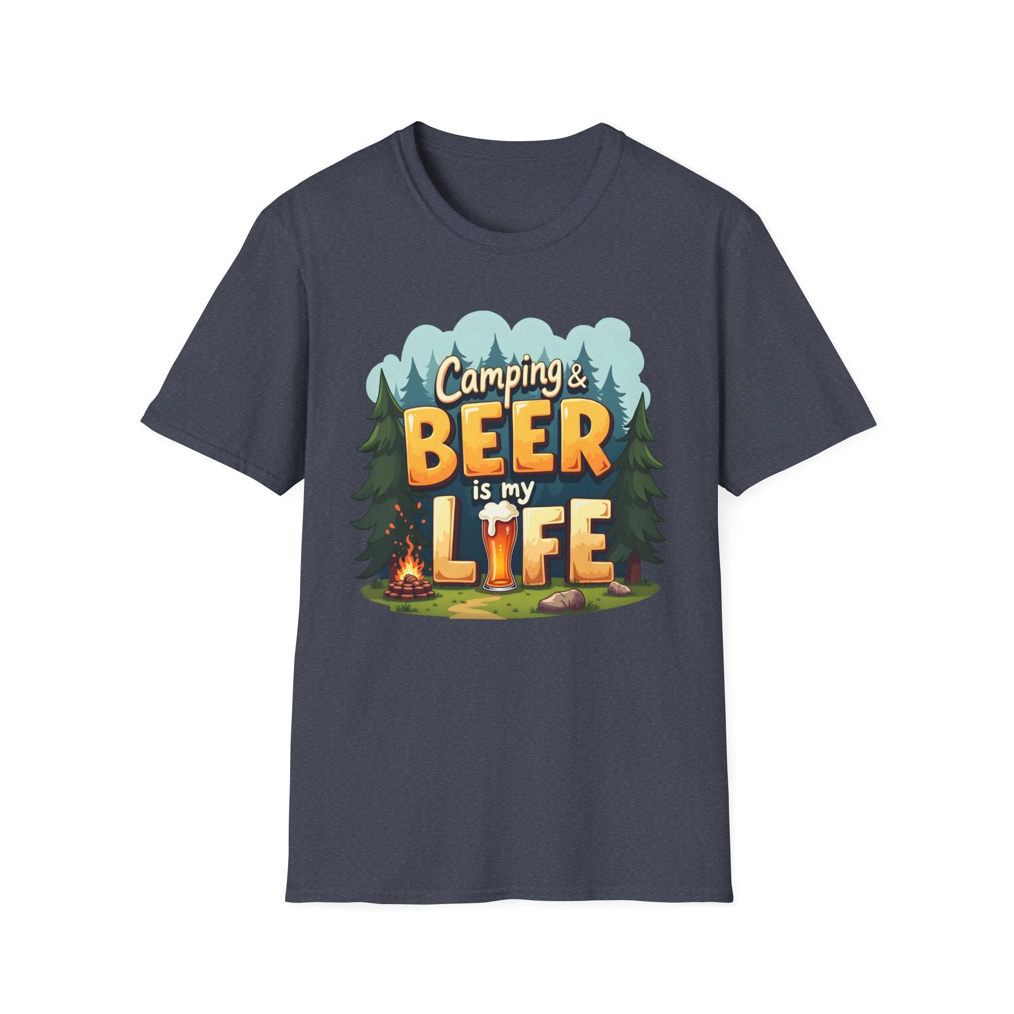 Camping & Beer Is My Life Unisex T-Shirt, Outdoor Adventure Tee, Summer Camping Gift, Beer Lover's Apparel, Funny Gift for Him/Her, [...]