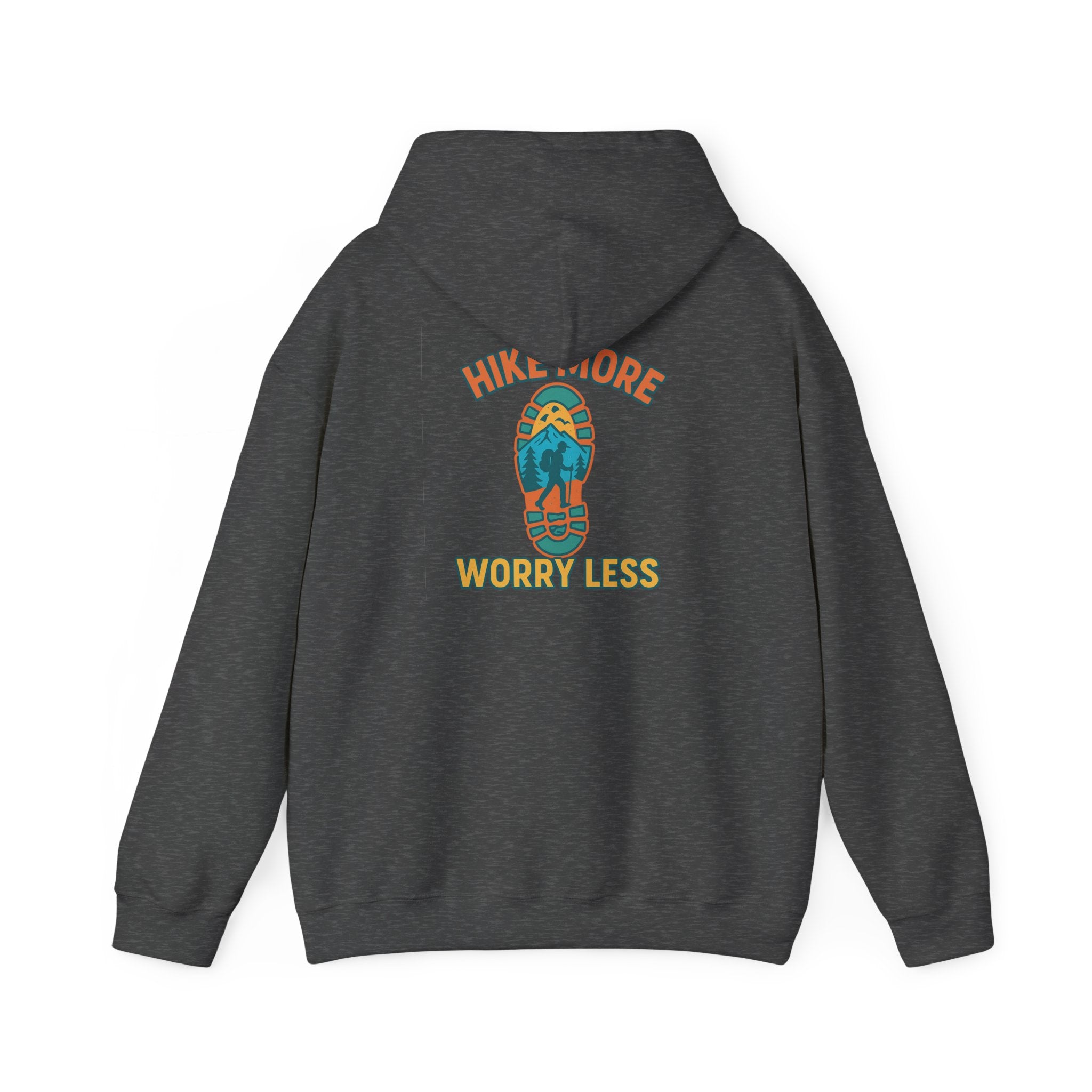 Hike More Worry Less Unisex Heavy Blend™ Hooded Sweatshirt