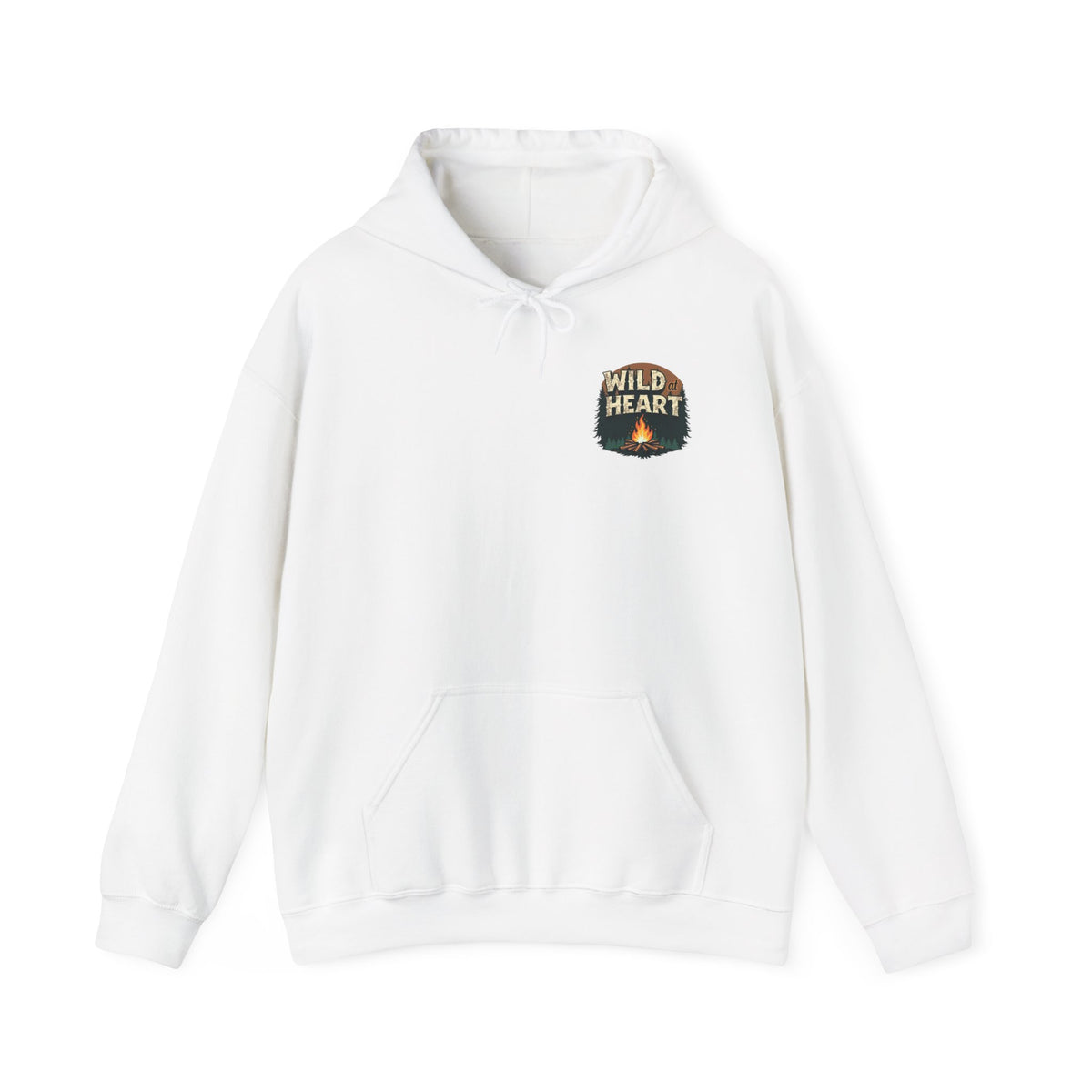 Wild Heart Unisex Hoodie, Cozy Camping Sweatshirt, Nature Lover Gift, Adventure Apparel, Bonfire Nights