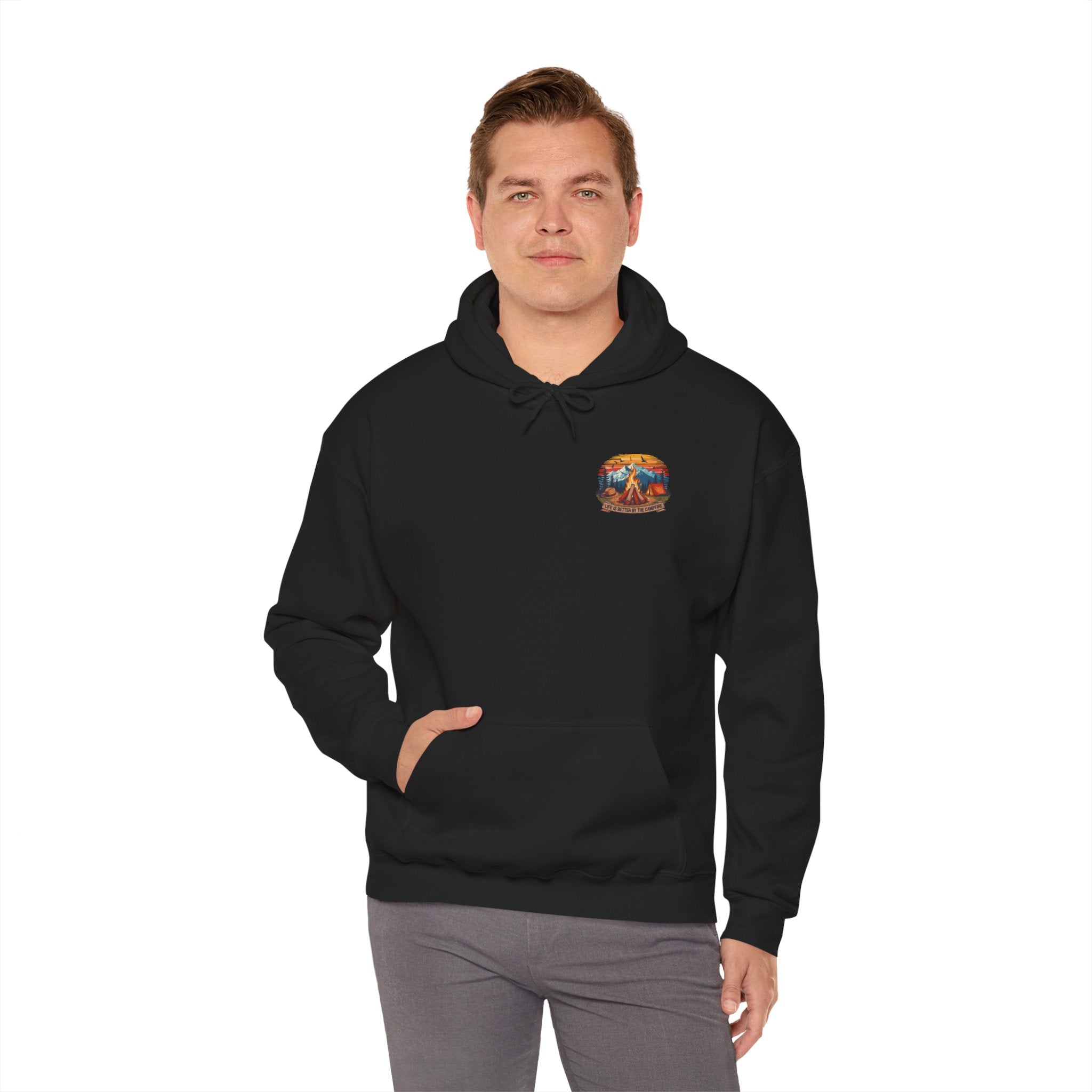 Cozy Camping Sweatshirt - Adventure Awaits Unisex Hoodie, Outdoor Apparel, Camping Gifts, Nature Lover's Clothing, Summer Vibes