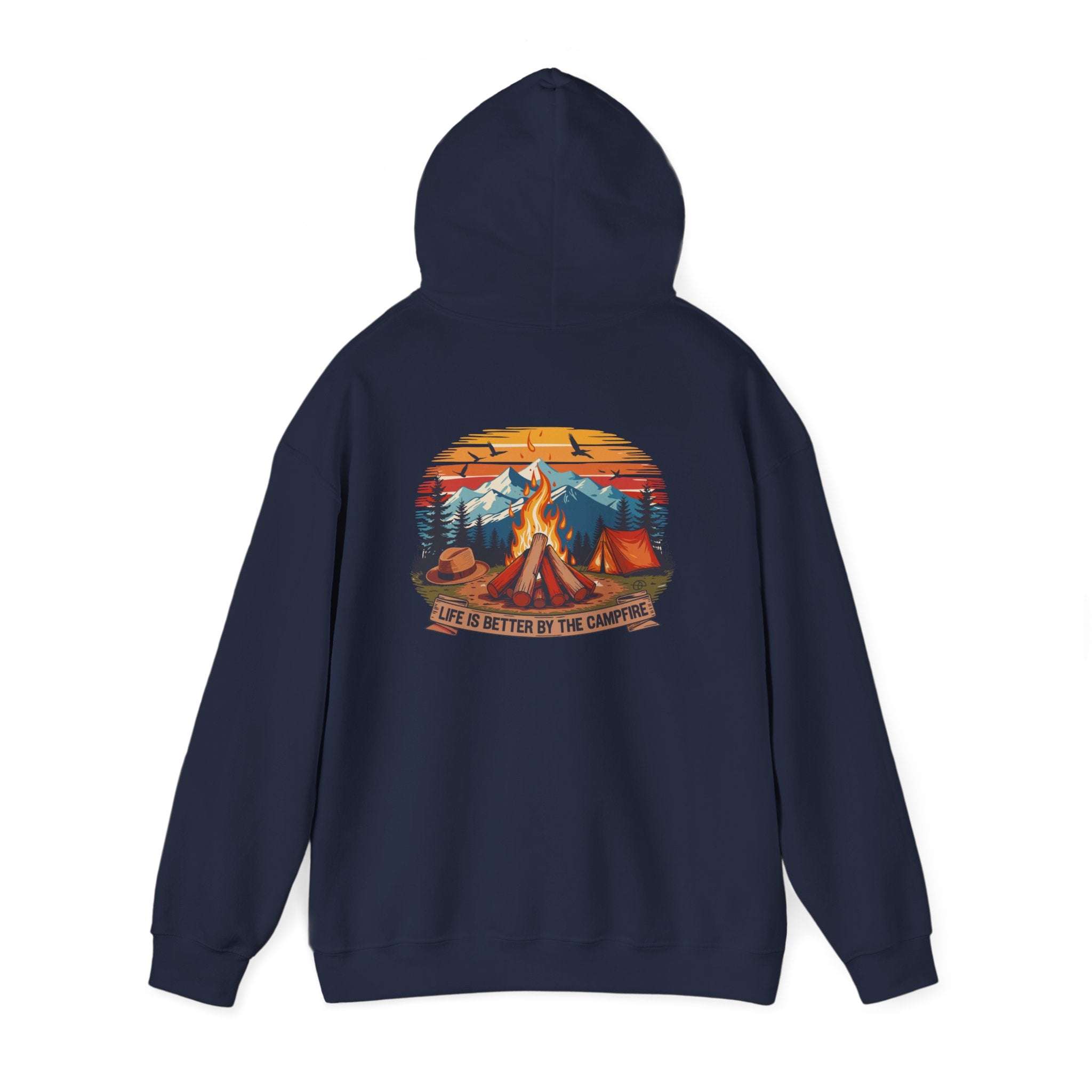 Cozy Camping Sweatshirt - Adventure Awaits Unisex Hoodie, Outdoor Apparel, Camping Gifts, Nature Lover's Clothing, Summer Vibes
