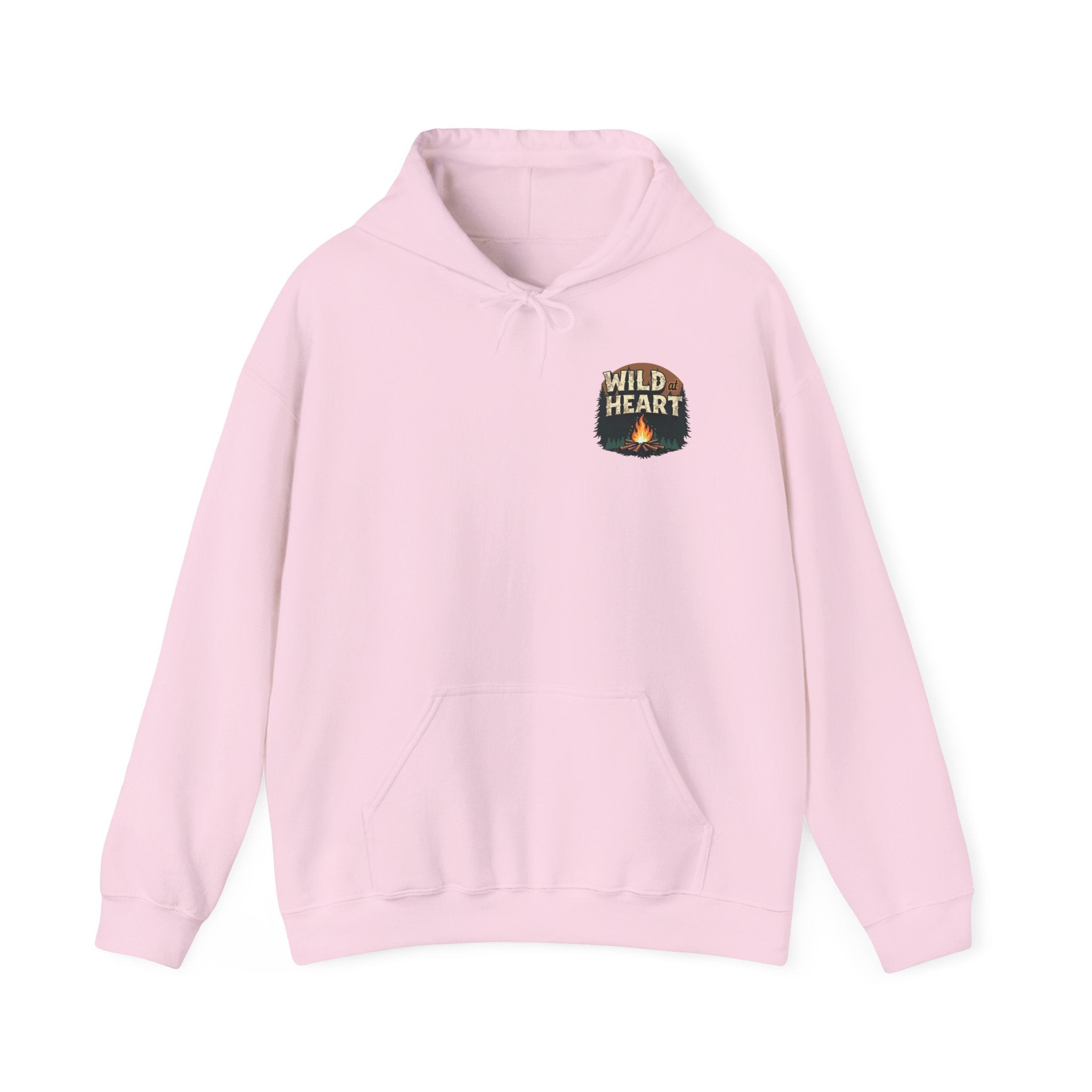 Wild Heart Unisex Hoodie, Cozy Camping Sweatshirt, Nature Lover Gift, Adventure Apparel, Bonfire Nights