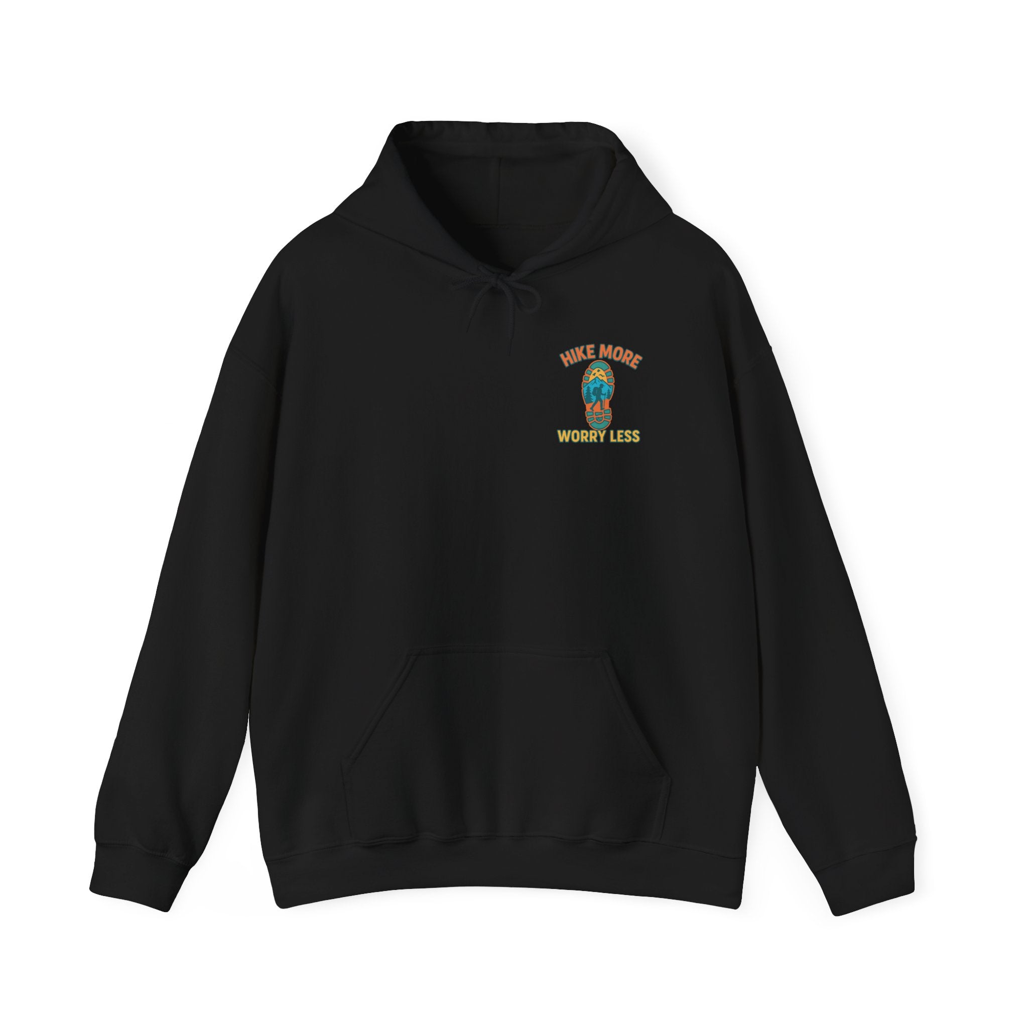 Hike More Worry Less Unisex Heavy Blend™ Hooded Sweatshirt