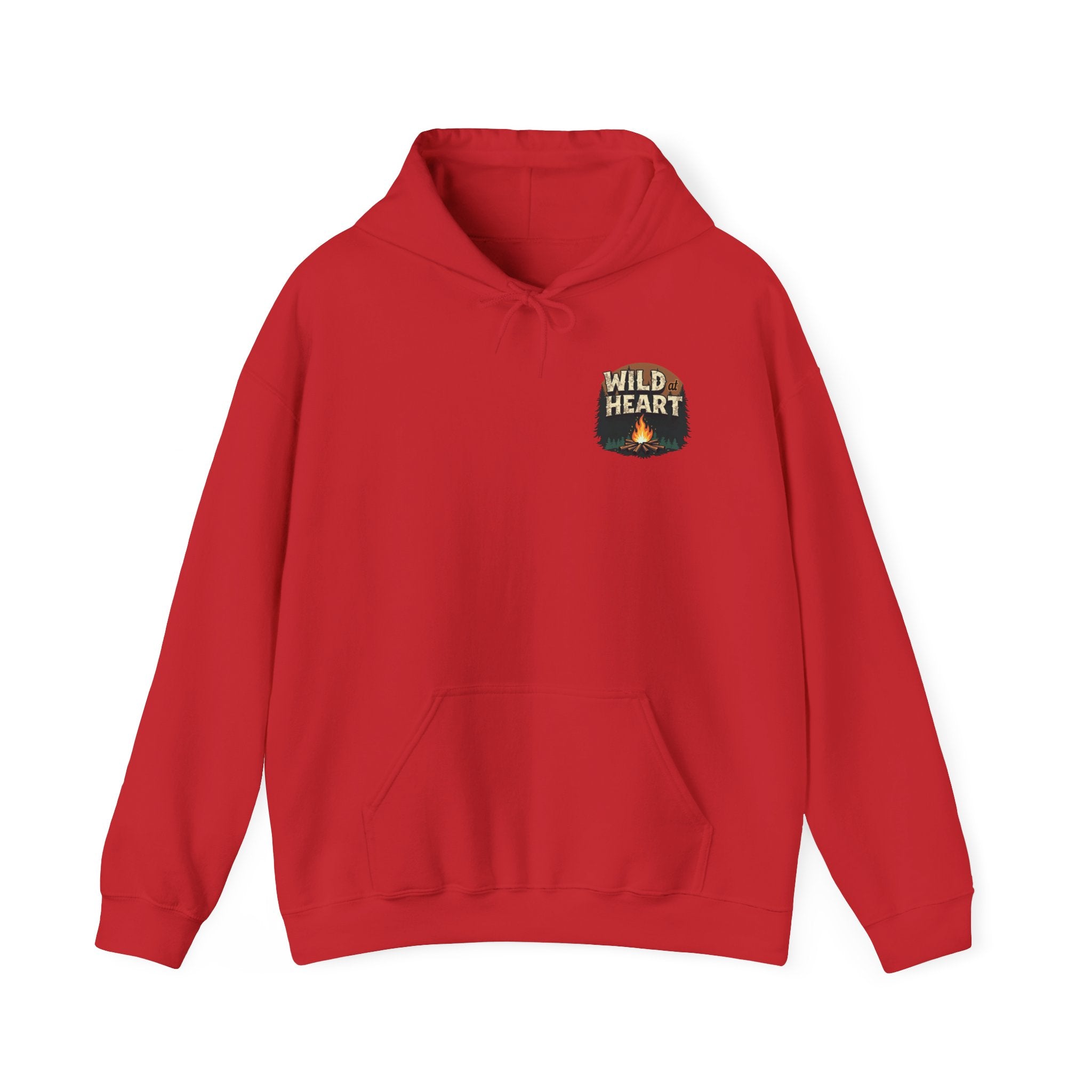Wild Heart Unisex Hoodie, Cozy Camping Sweatshirt, Nature Lover Gift, Adventure Apparel, Bonfire Nights