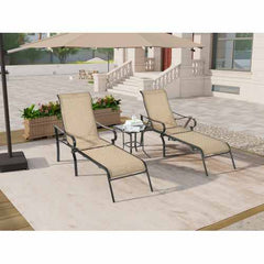 3-piece Set Of Terrace Lounge Chairs - Wild Gear Fusion