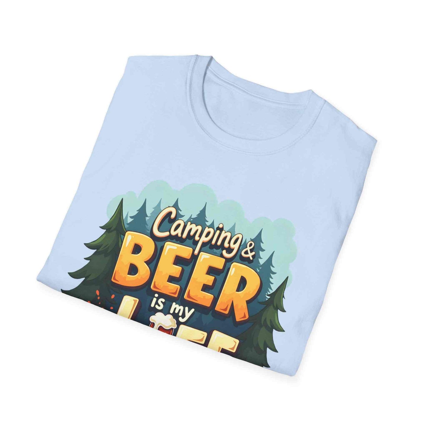 Camping & Beer Is My Life Unisex T-Shirt, Outdoor Adventure Tee, Summer Camping Gift, Beer Lover's Apparel, Funny Gift for Him/Her, [...]