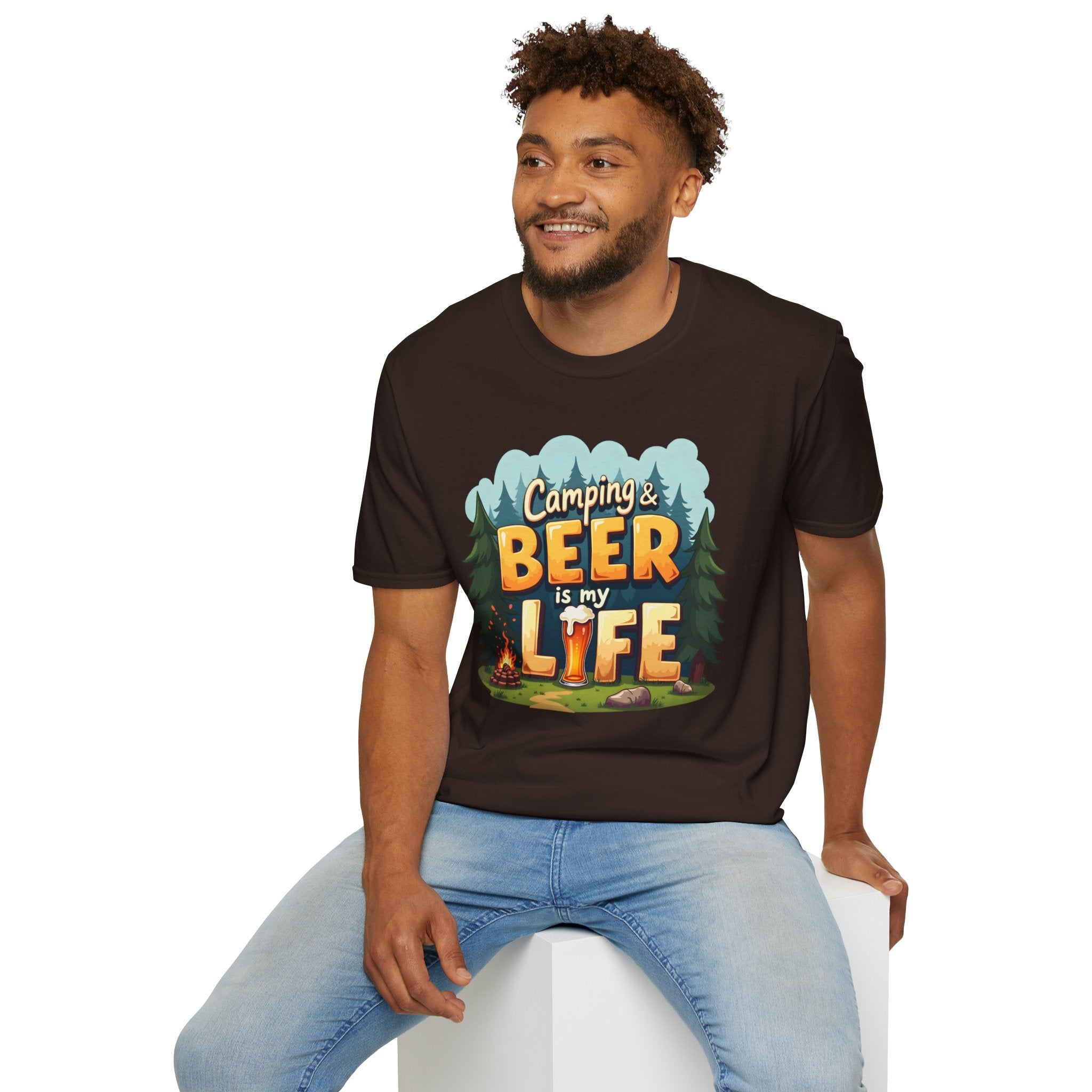 Camping & Beer Is My Life Unisex T-Shirt, Outdoor Adventure Tee, Summer Camping Gift, Beer Lover's Apparel, Funny Gift for Him/Her, [...]