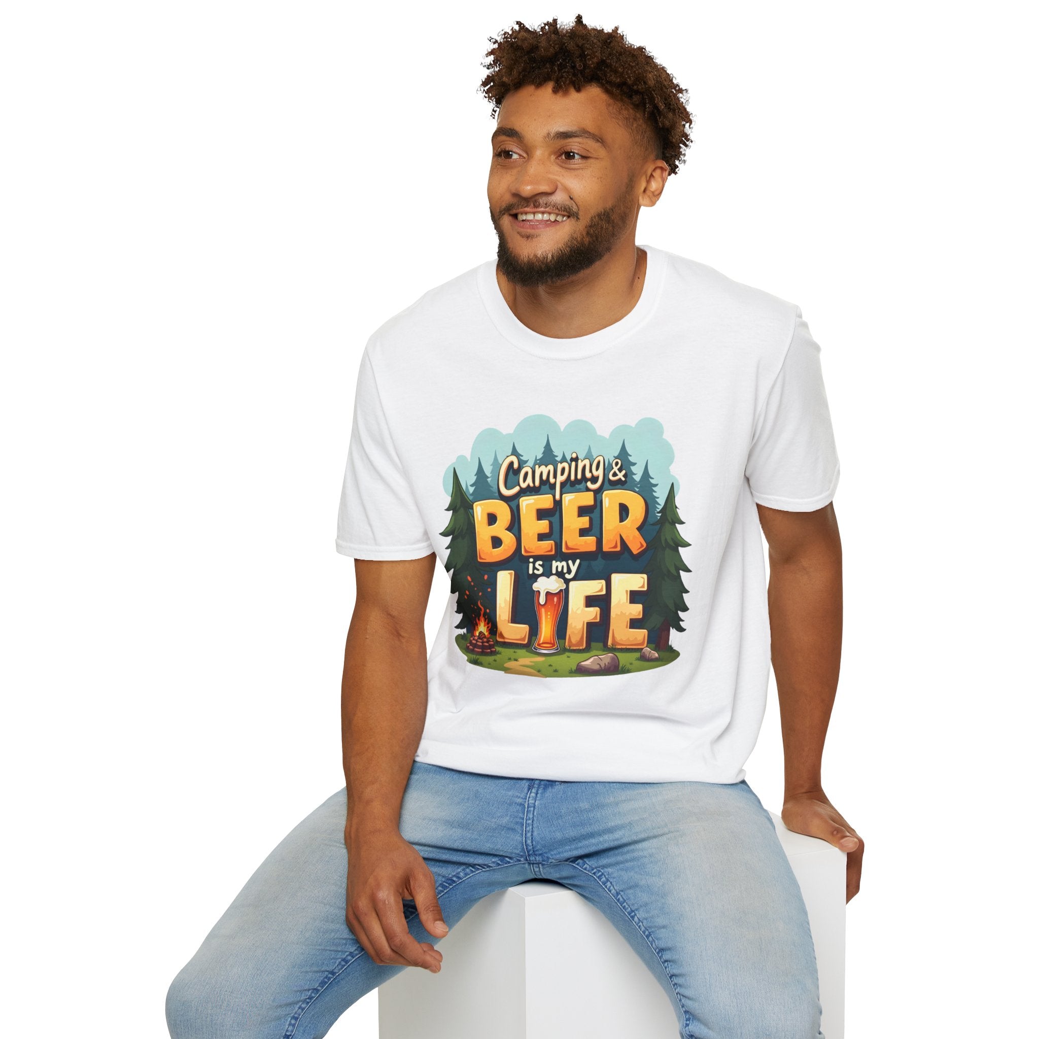 Camping & Beer Is My Life Unisex T-Shirt, Outdoor Adventure Tee, Summer Camping Gift, Beer Lover's Apparel, Funny Gift for Him/Her, [...]