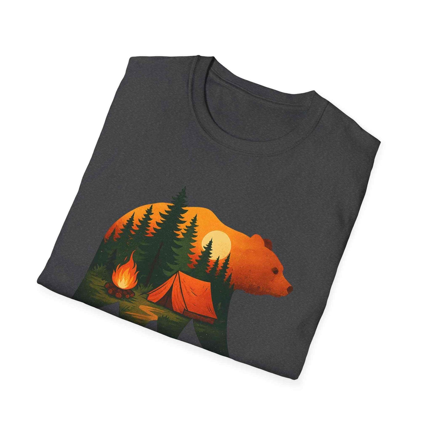 Nature-Inspired Bear Silhouette T-Shirt for Outdoor Lovers | Gift for Campers, Adventure Enthusiasts, Nature Walks, Hiking, [...]