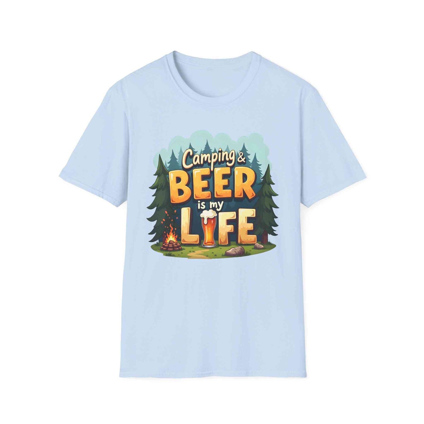 Camping & Beer Is My Life Unisex T-Shirt, Outdoor Adventure Tee, Summer Camping Gift, Beer Lover's Apparel, Funny Gift for Him/Her, [...]