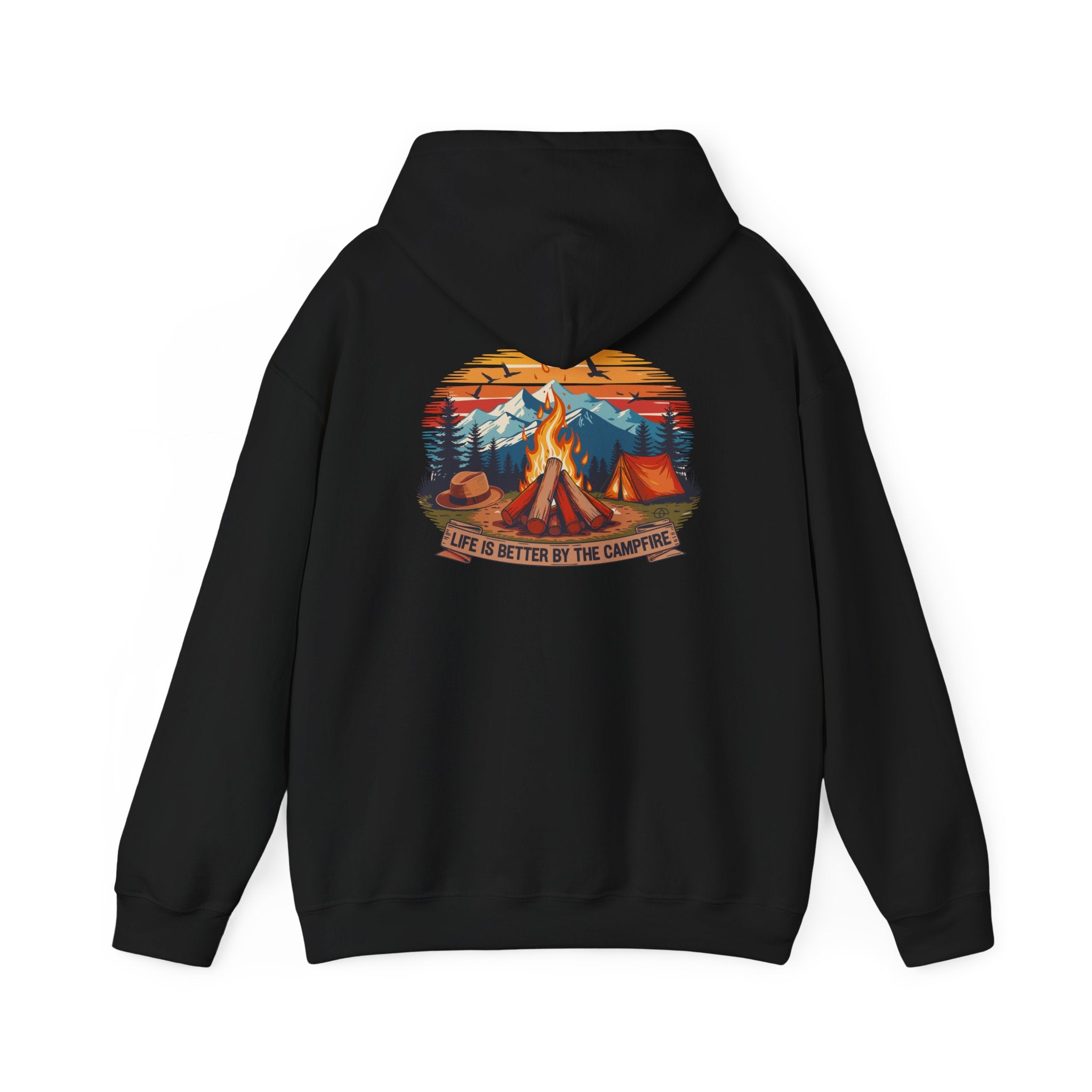 Cozy Camping Sweatshirt - Adventure Awaits Unisex Hoodie, Outdoor Apparel, Camping Gifts, Nature Lover's Clothing, Summer Vibes