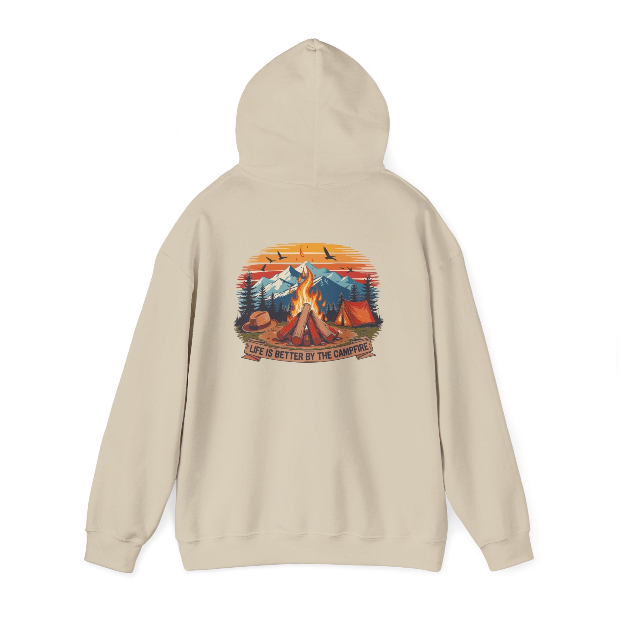 Cozy Camping Sweatshirt - Adventure Awaits Unisex Hoodie, Outdoor Apparel, Camping Gifts, Nature Lover's Clothing, Summer Vibes