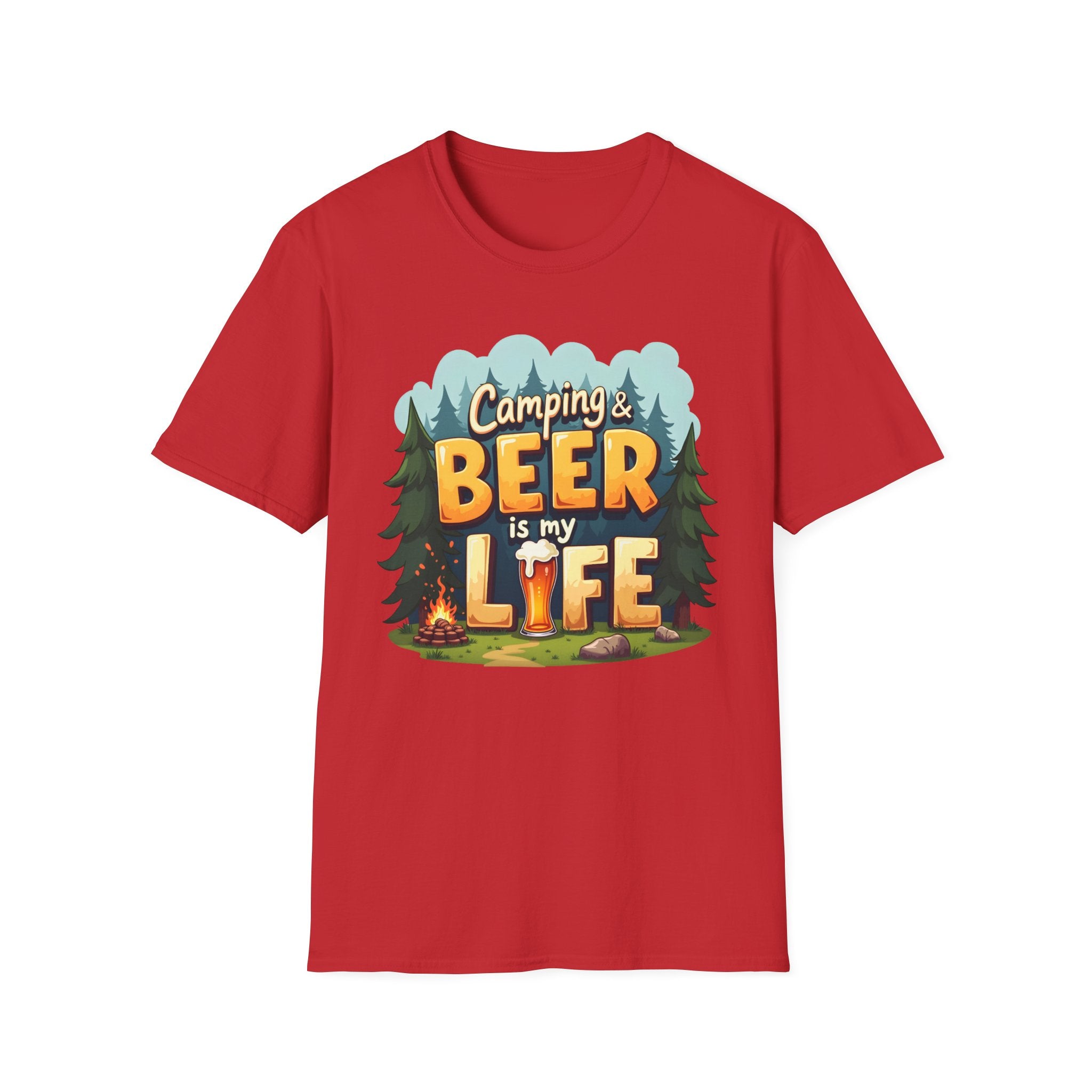 Camping & Beer Is My Life Unisex T-Shirt, Outdoor Adventure Tee, Summer Camping Gift, Beer Lover's Apparel, Funny Gift for Him/Her, [...]