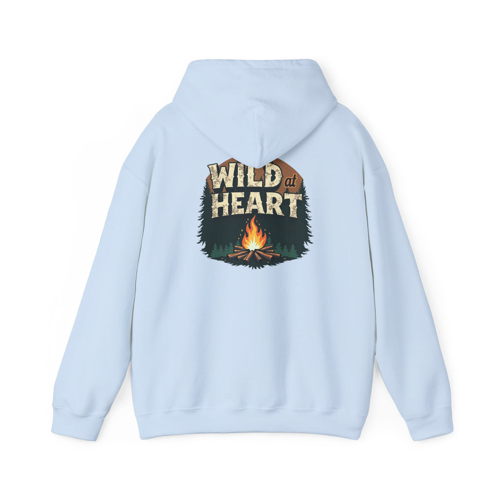 Wild Heart Unisex Hoodie, Cozy Camping Sweatshirt, Nature Lover Gift, Adventure Apparel, Bonfire Nights