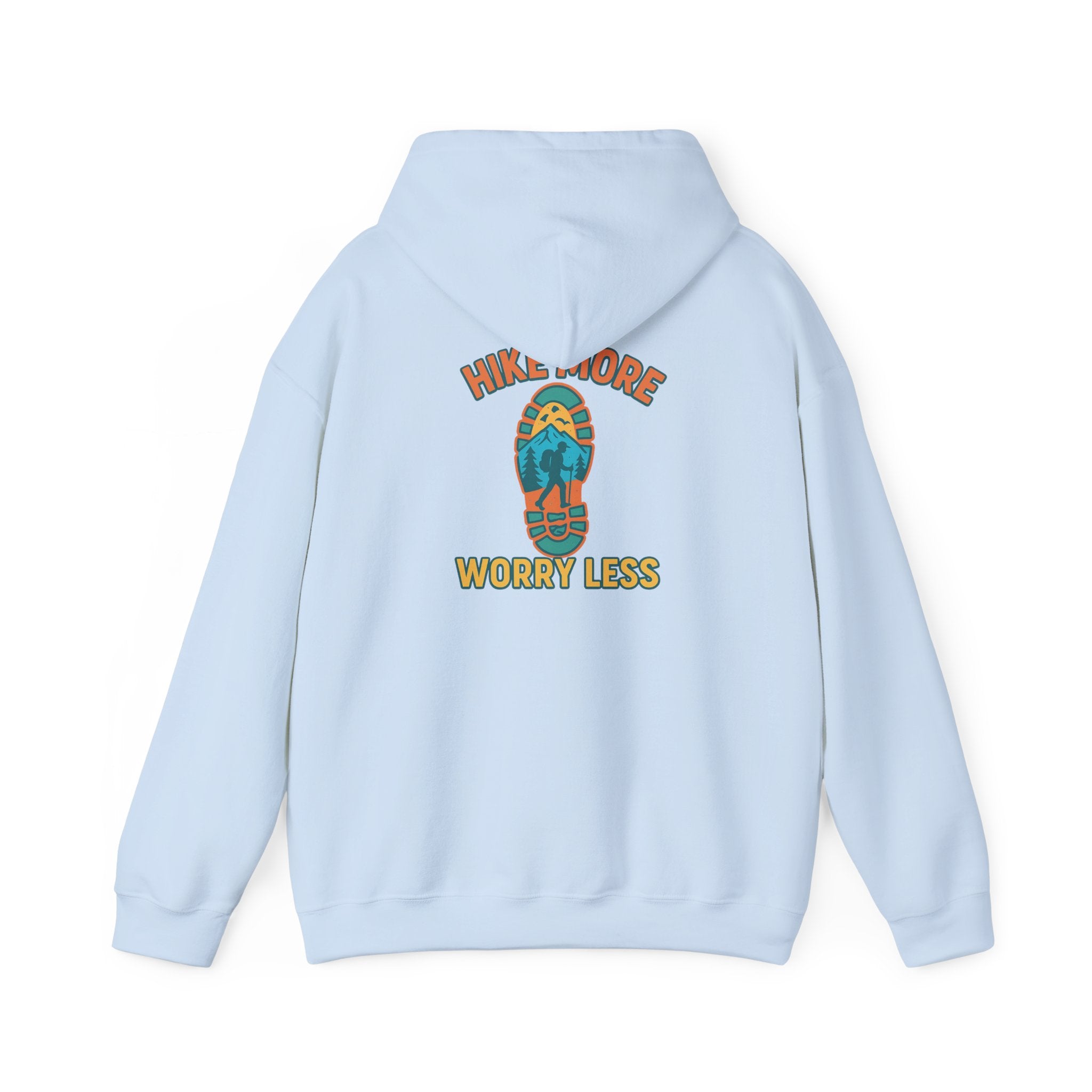 Hike More Worry Less Unisex Heavy Blend™ Hooded Sweatshirt