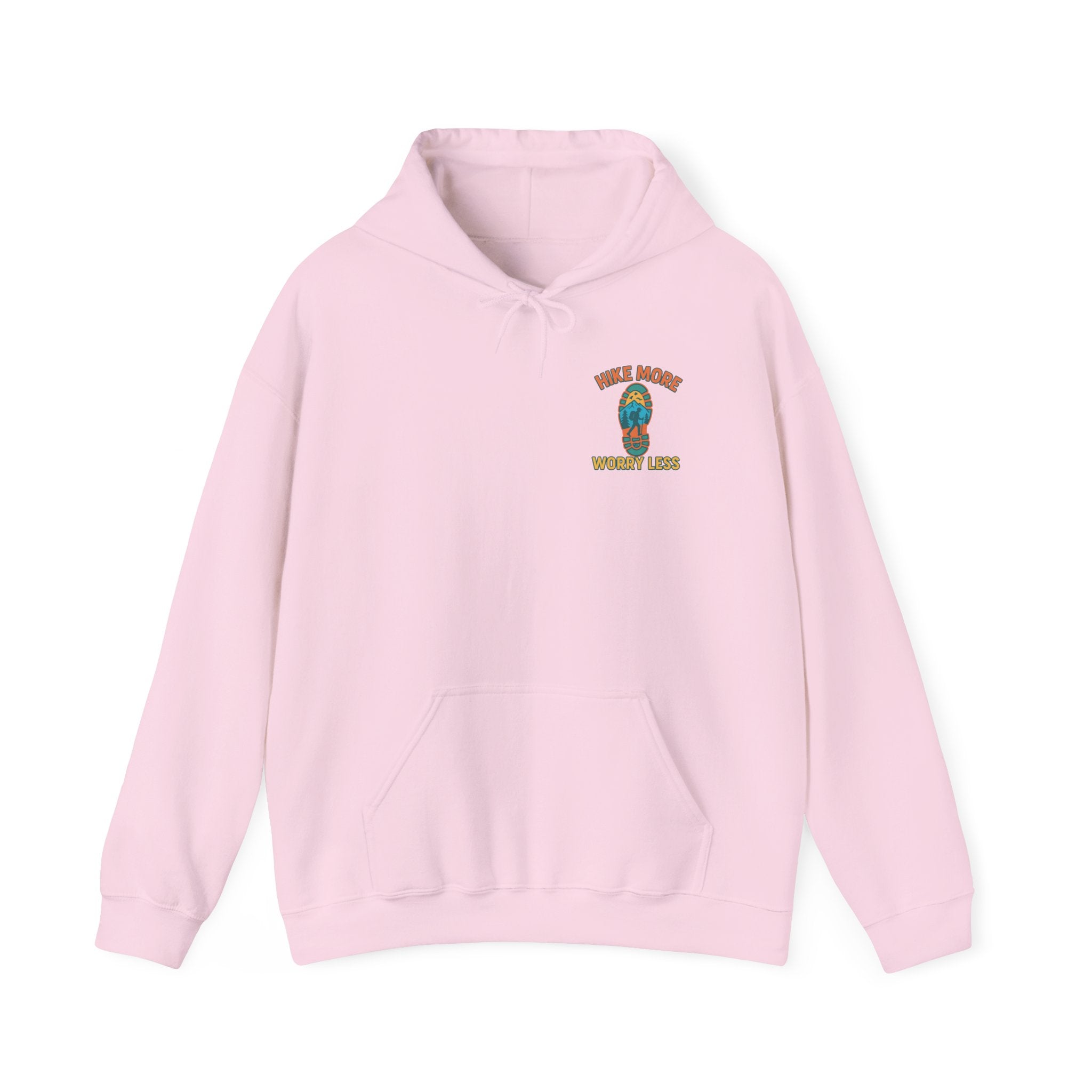 Hike More Worry Less Unisex Heavy Blend™ Hooded Sweatshirt