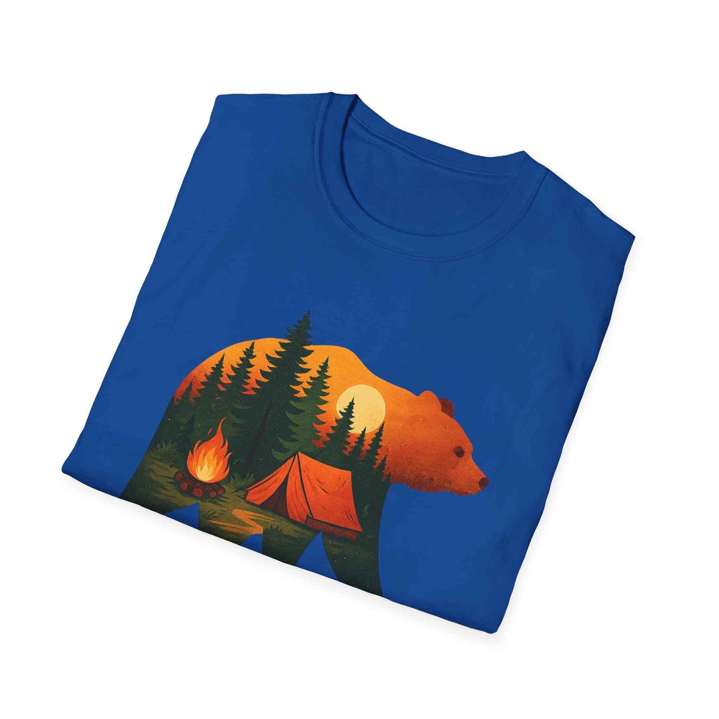 Nature-Inspired Bear Silhouette T-Shirt for Outdoor Lovers | Gift for Campers, Adventure Enthusiasts, Nature Walks, Hiking, [...]
