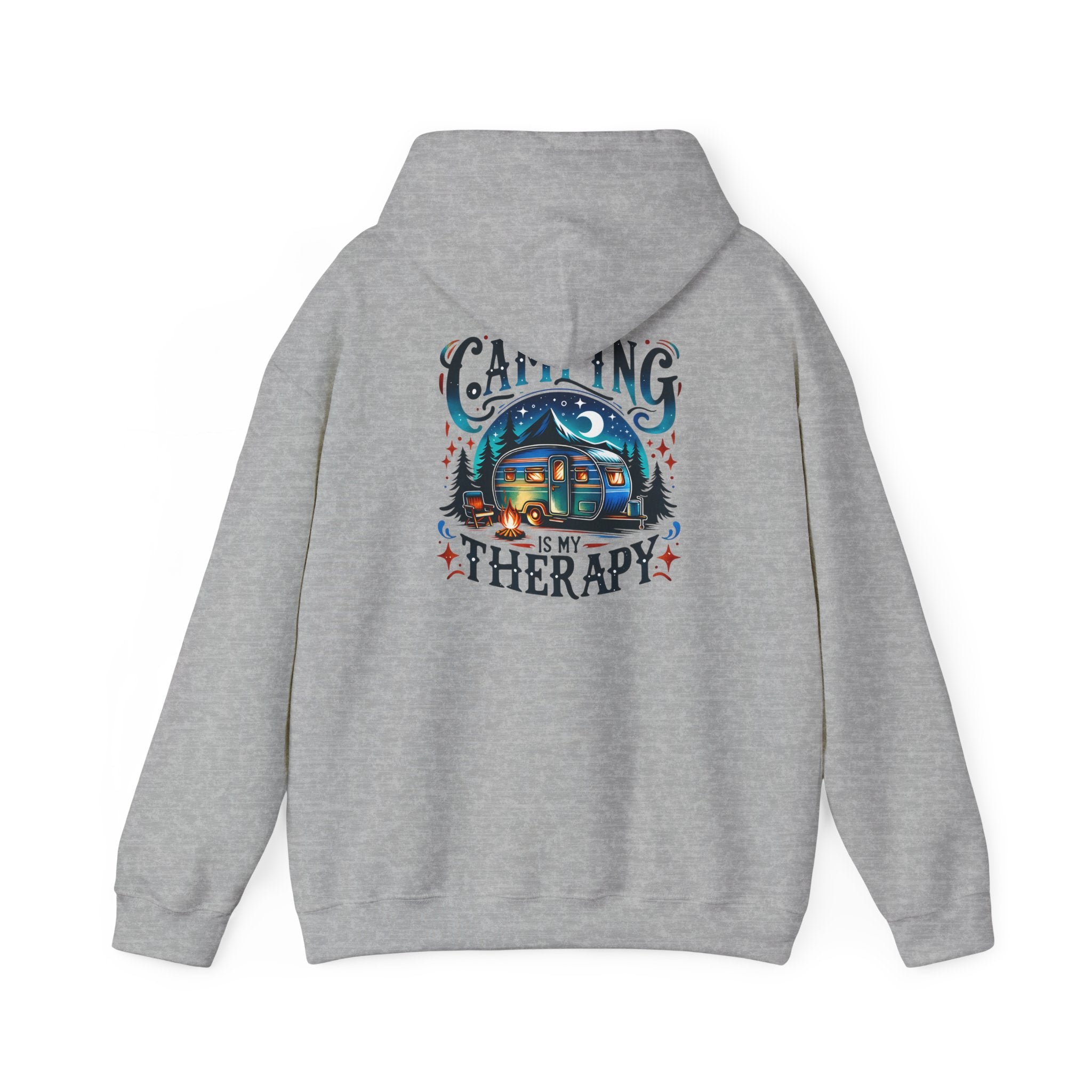 Camping Therapy Sweatshirt | Cozy Hooded Sweatshirt for Nature Lovers, Perfect Gift for Campers, Outdoor Enthusiasts, Summer [...]