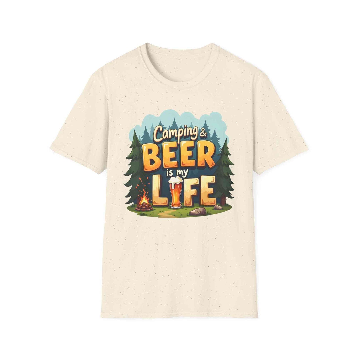 Camping & Beer Is My Life Unisex T-Shirt, Outdoor Adventure Tee, Summer Camping Gift, Beer Lover's Apparel, Funny Gift for Him/Her, [...]